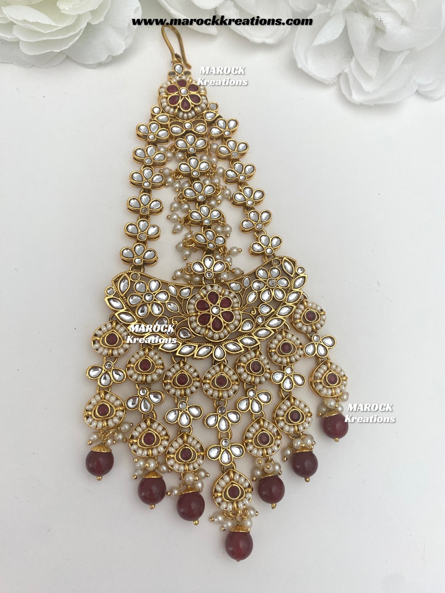 Shofi Premium Quality Kundan Jhoomer/Passa