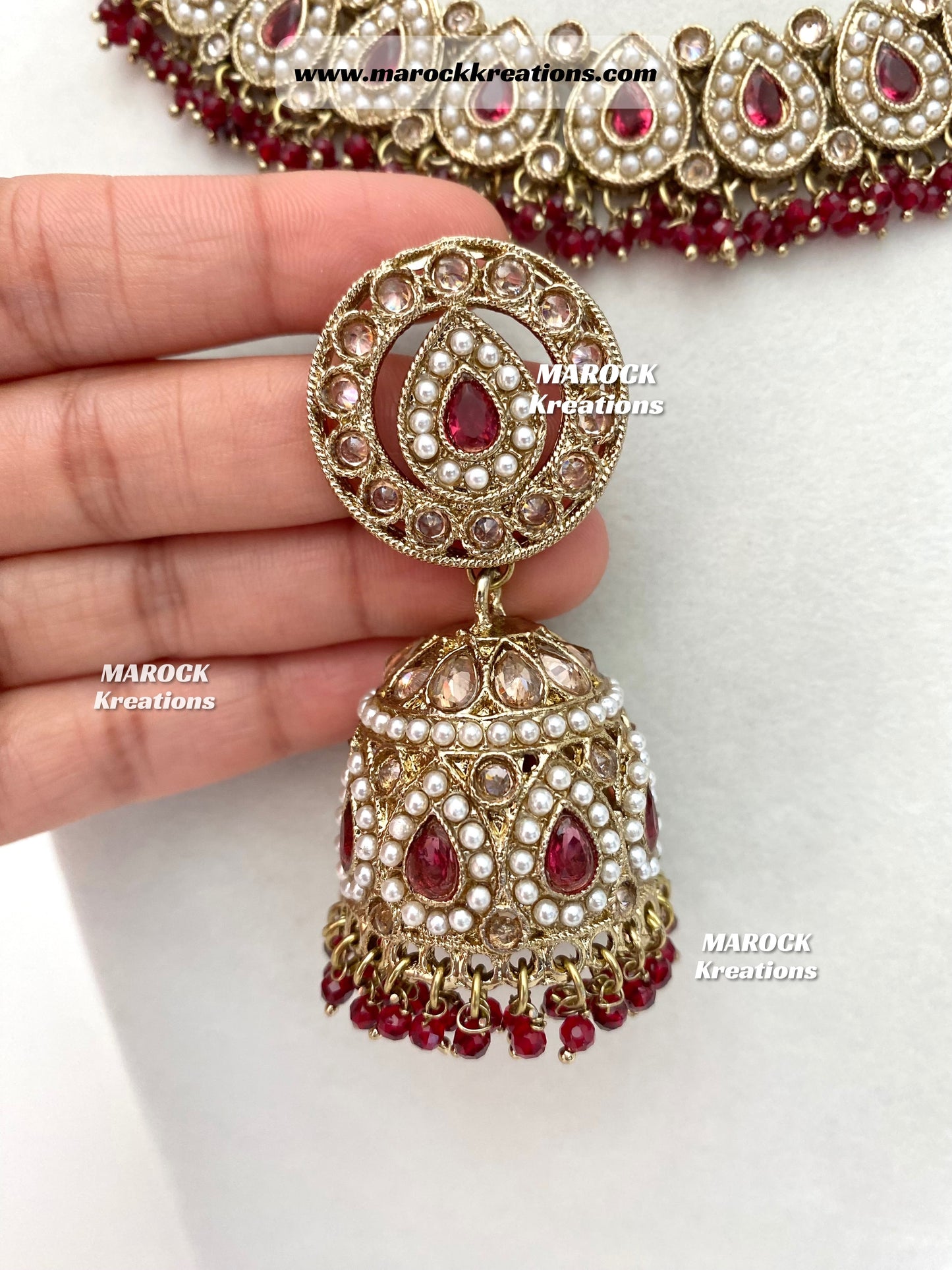 Tina Antique Polki Necklace set