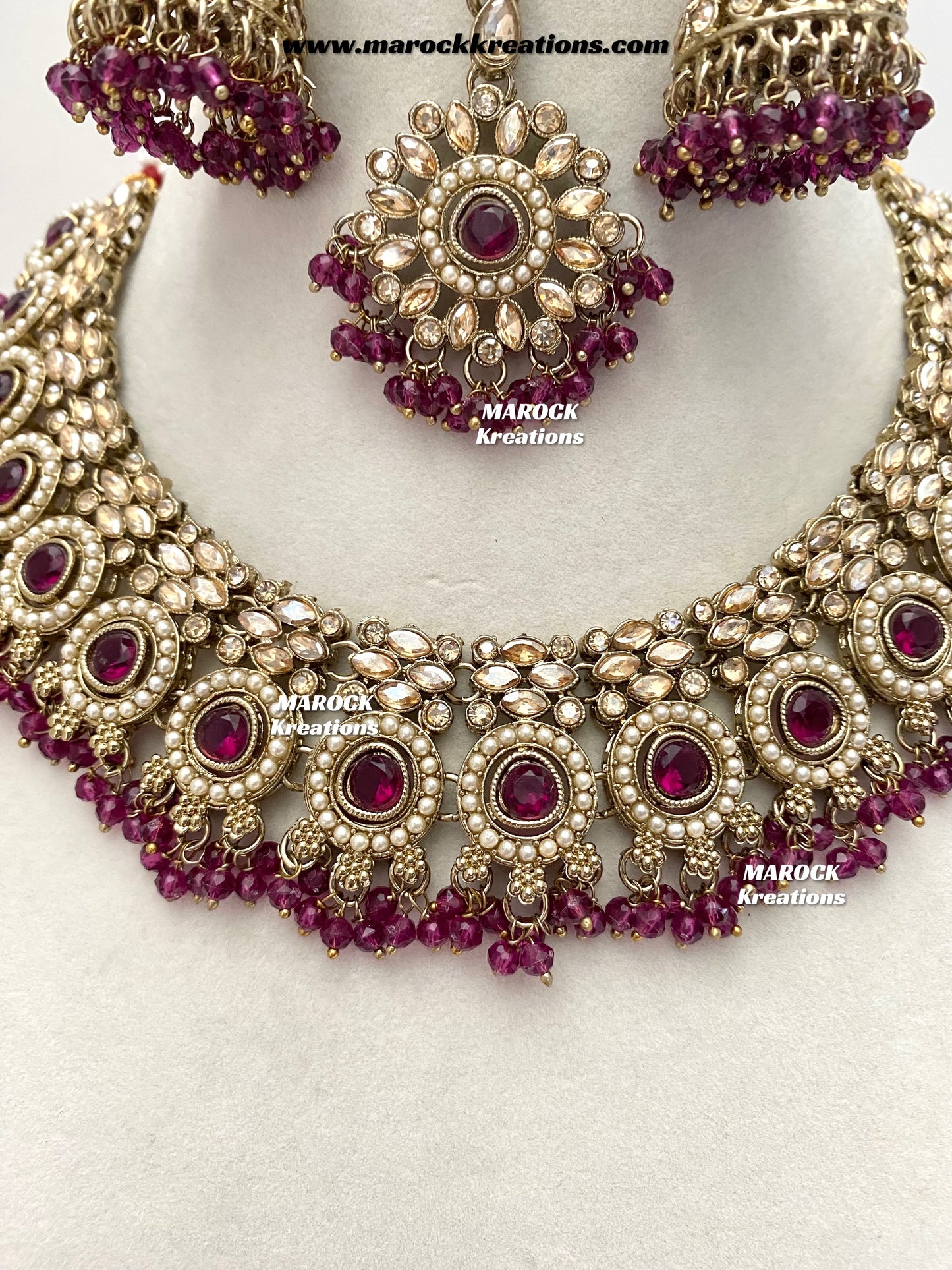 Sameera Polki Necklace set