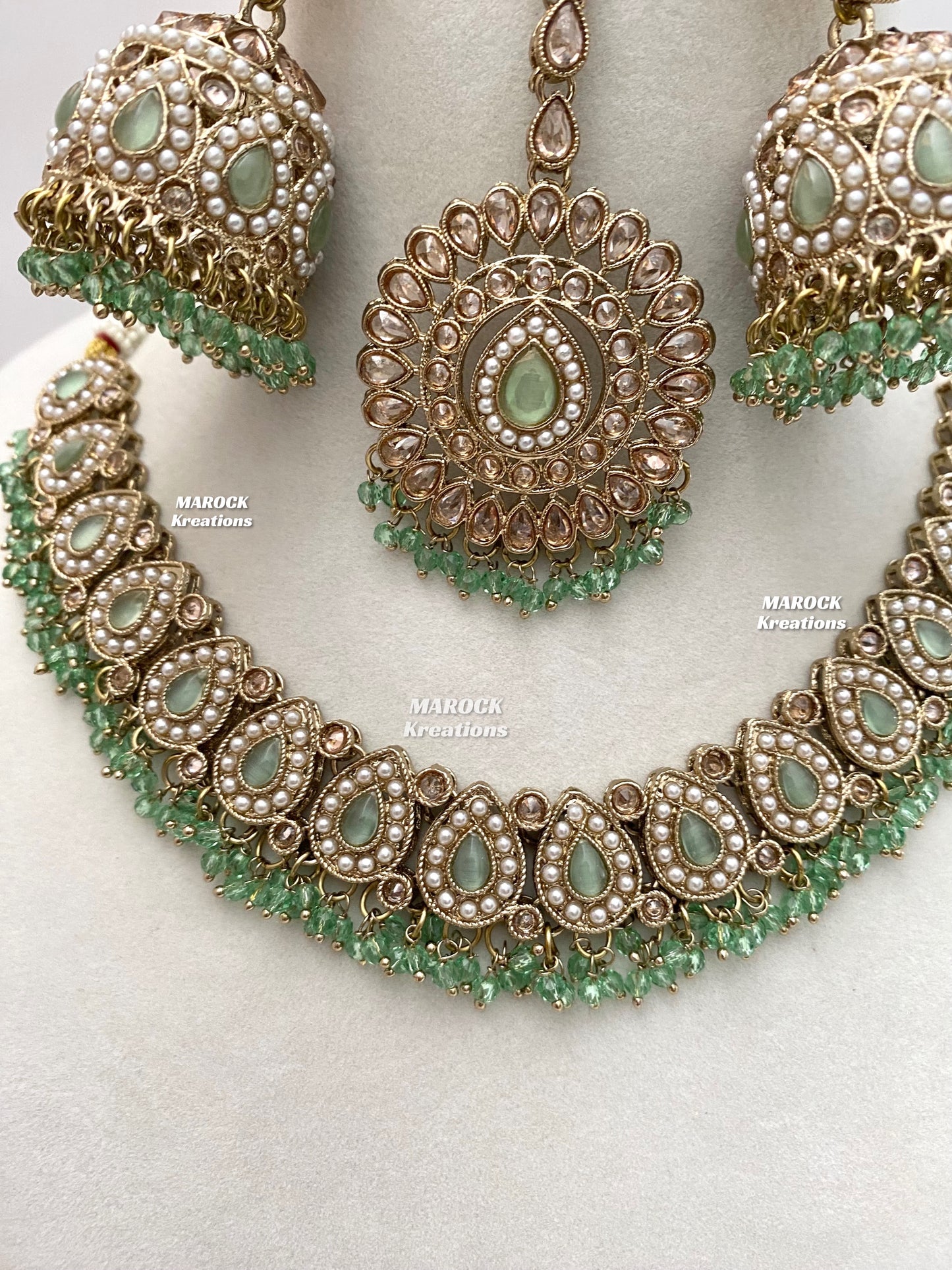 Tina Antique Polki Necklace set