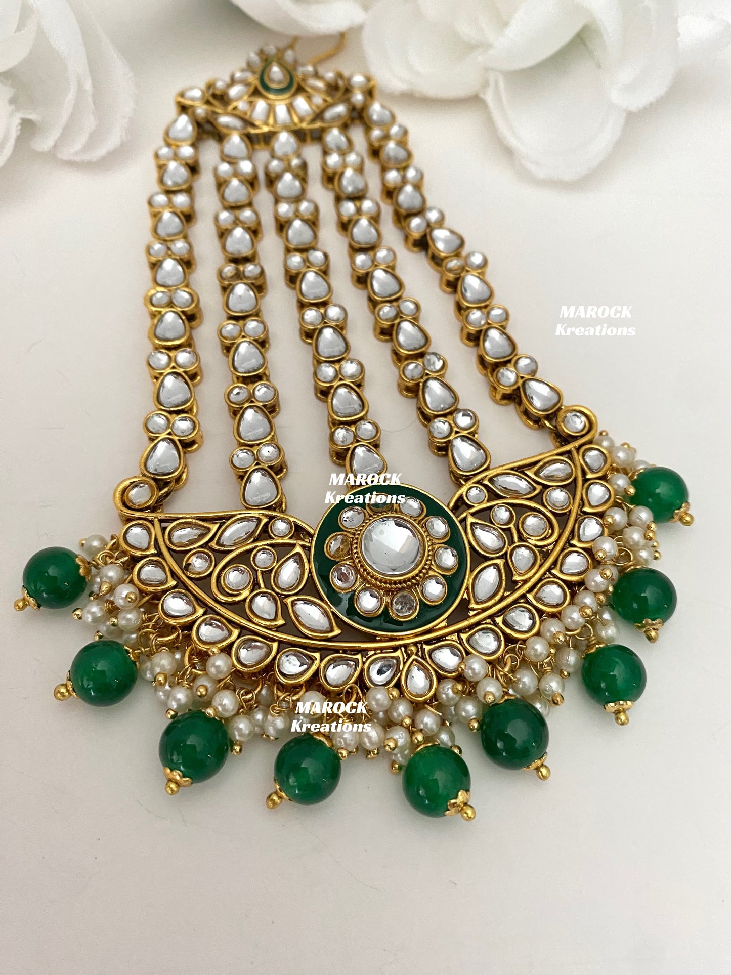 Premium Quality Kundan Jhoomer/Passa