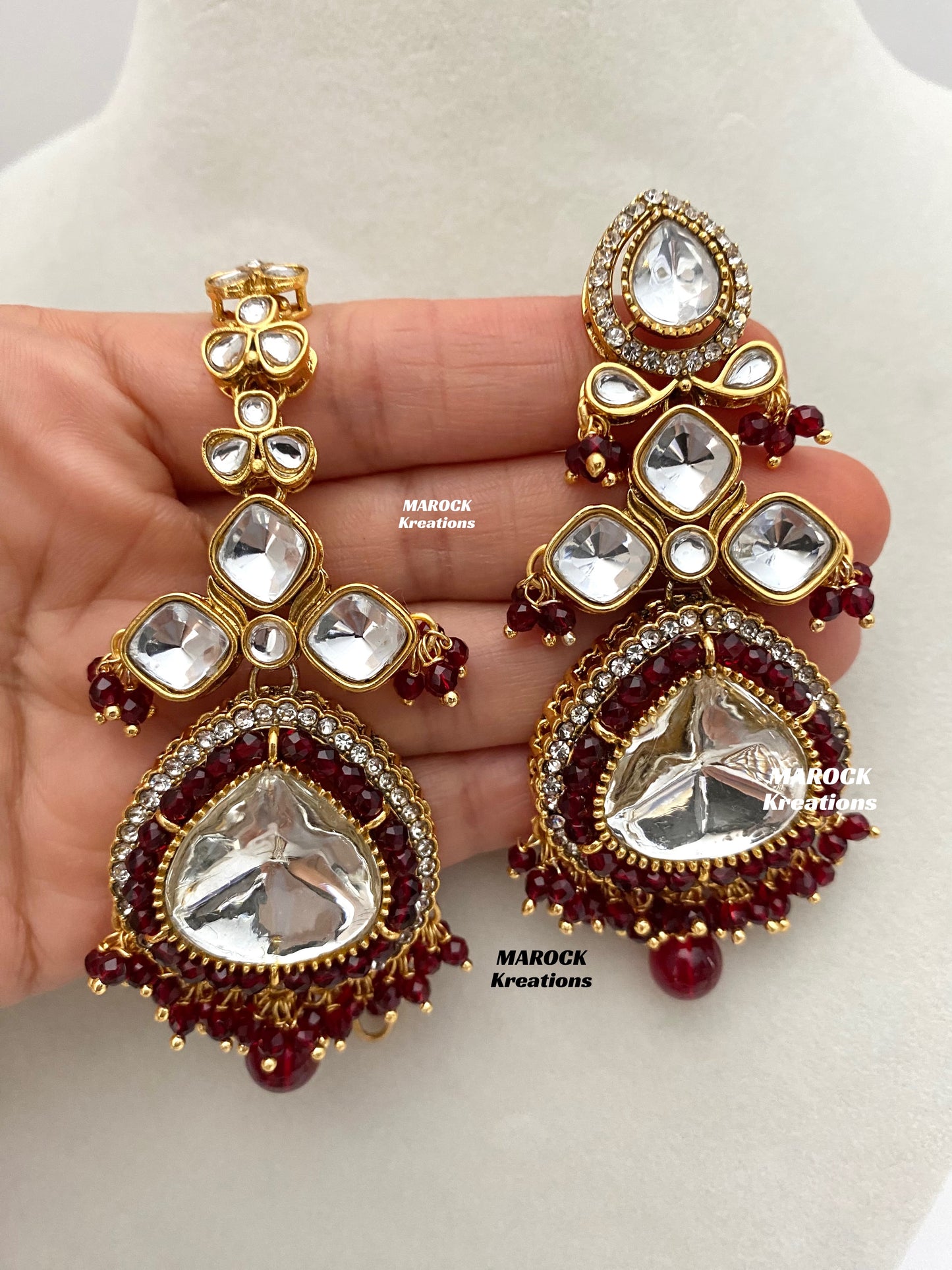 Alina Premium Quality Kundan Statement Bridal set