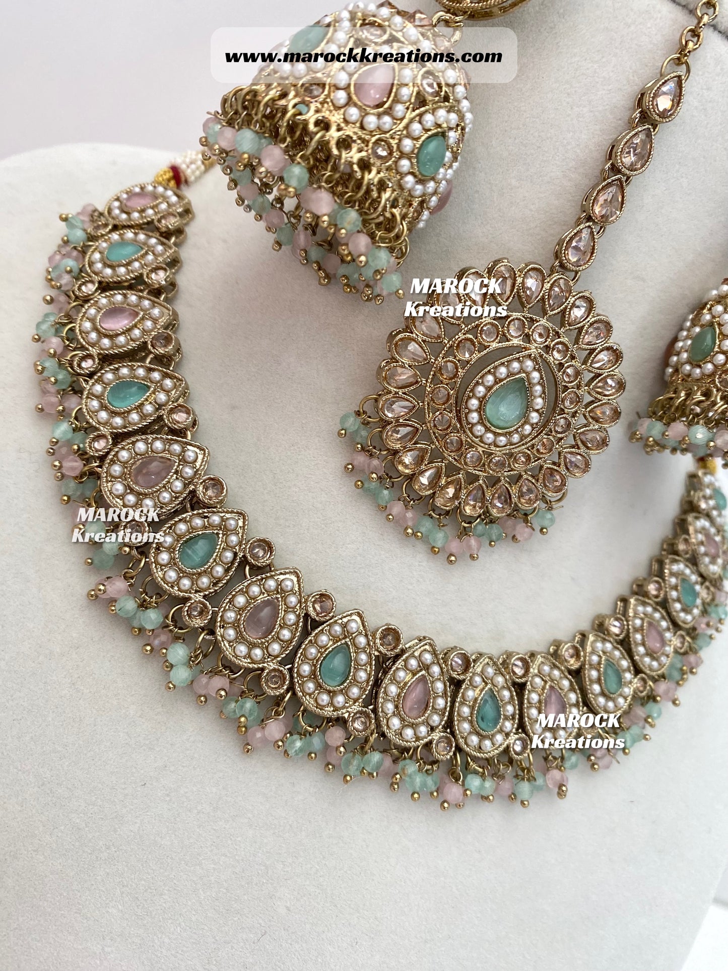 Tina Antique Polki Necklace set