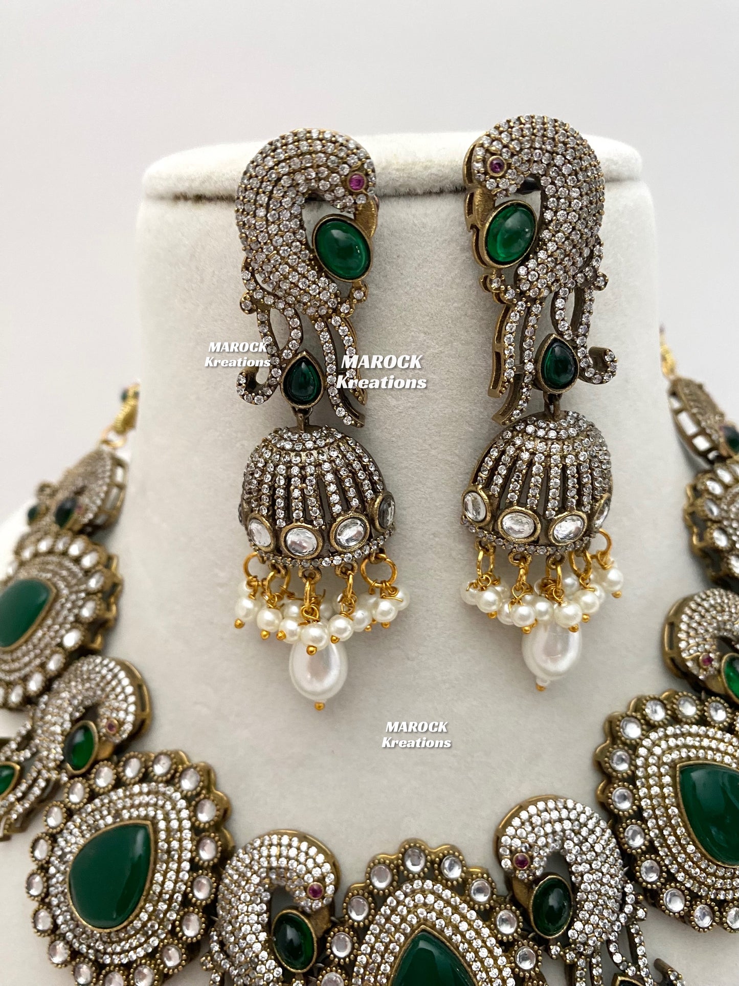Stella Sabyasachi inspired Premium Quality Victorian Kundan Statement Necklace set