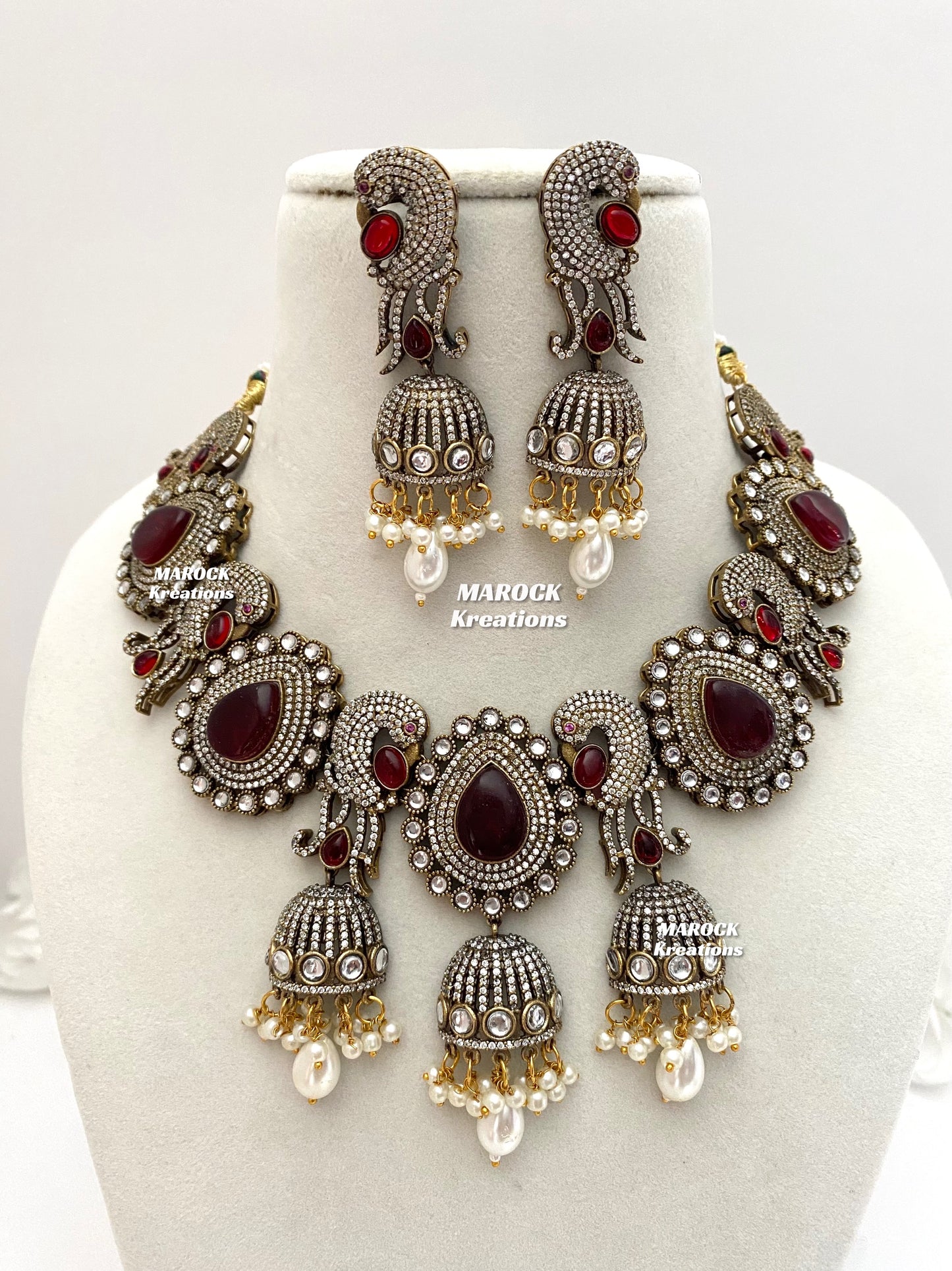 Stella Sabyasachi inspired Premium Quality Victorian Kundan Statement Necklace set