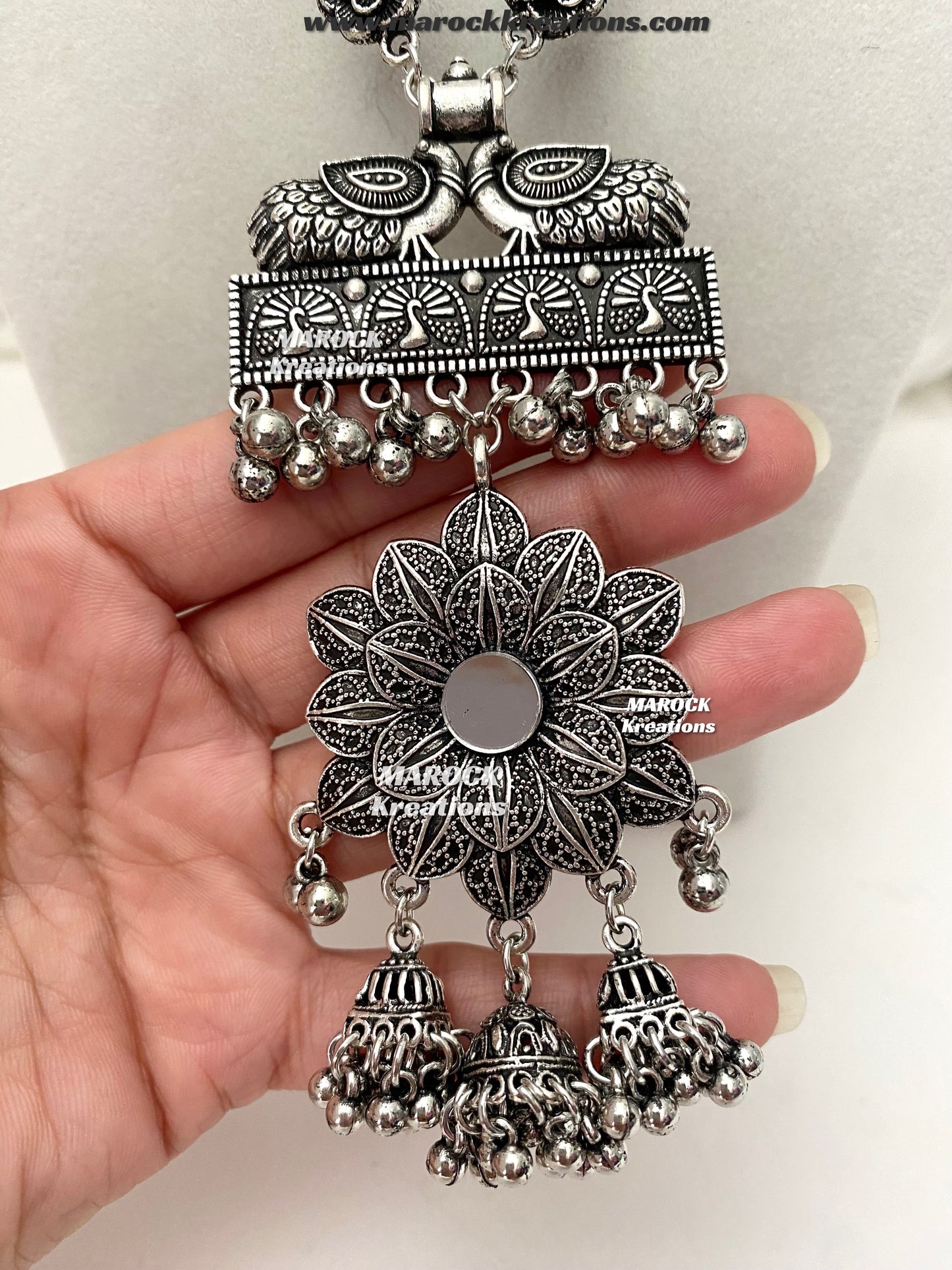 Oxidized Raani Haar set