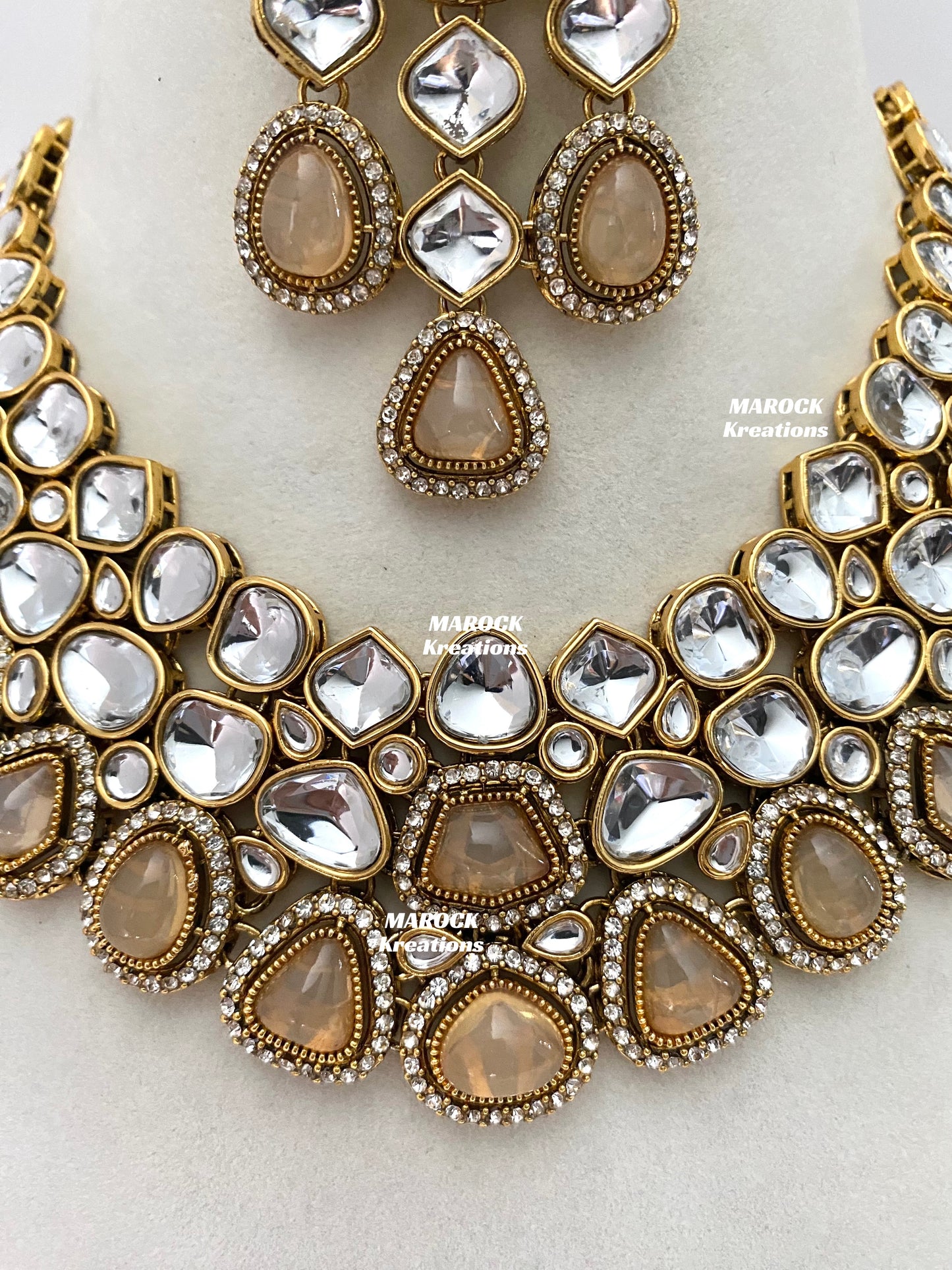 Patriza Sabyasachi inspired Premium Quality Kundan Statement Necklace set