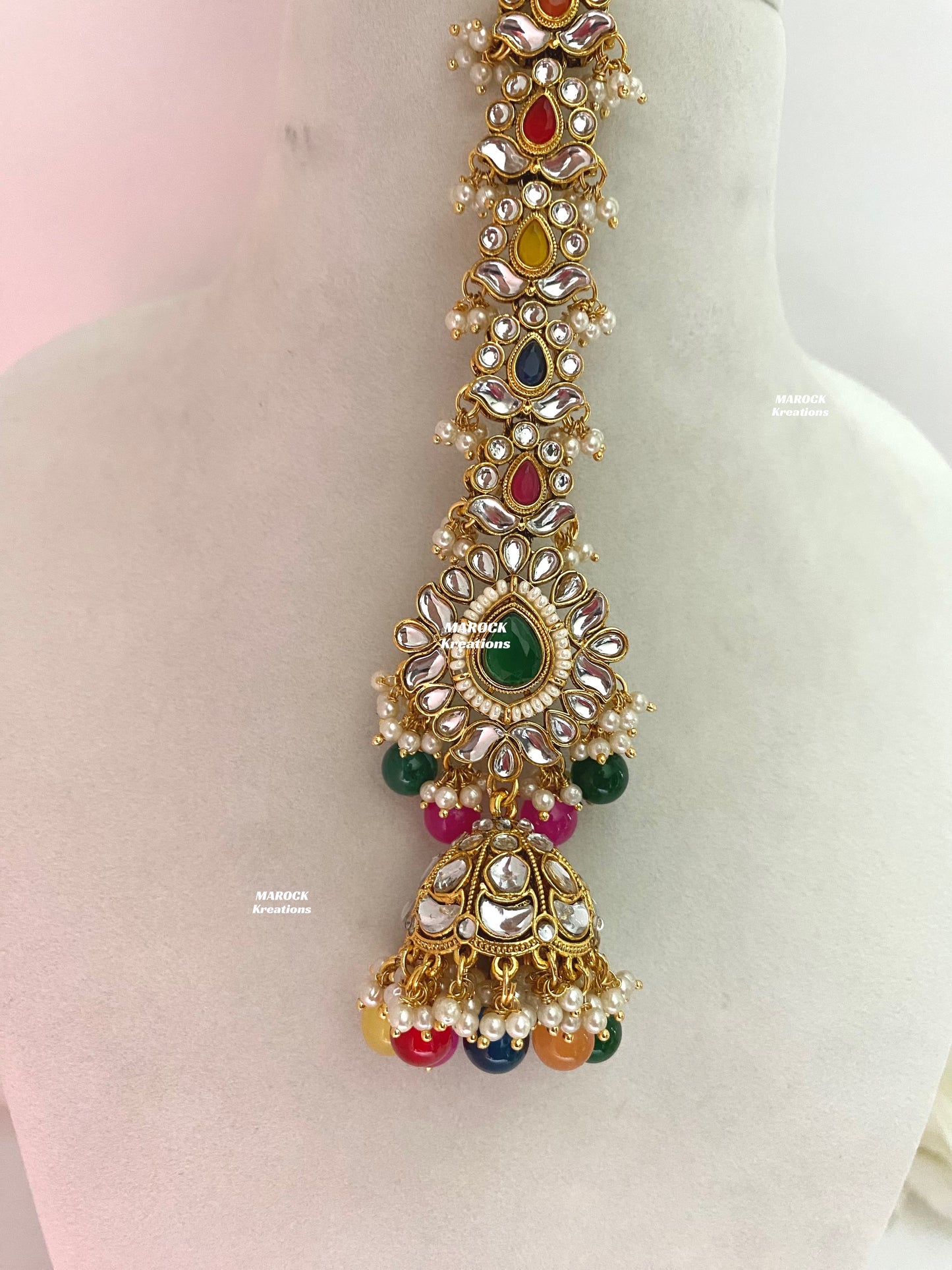 Bhavika Premium Quality Kundan choker/Necklace set