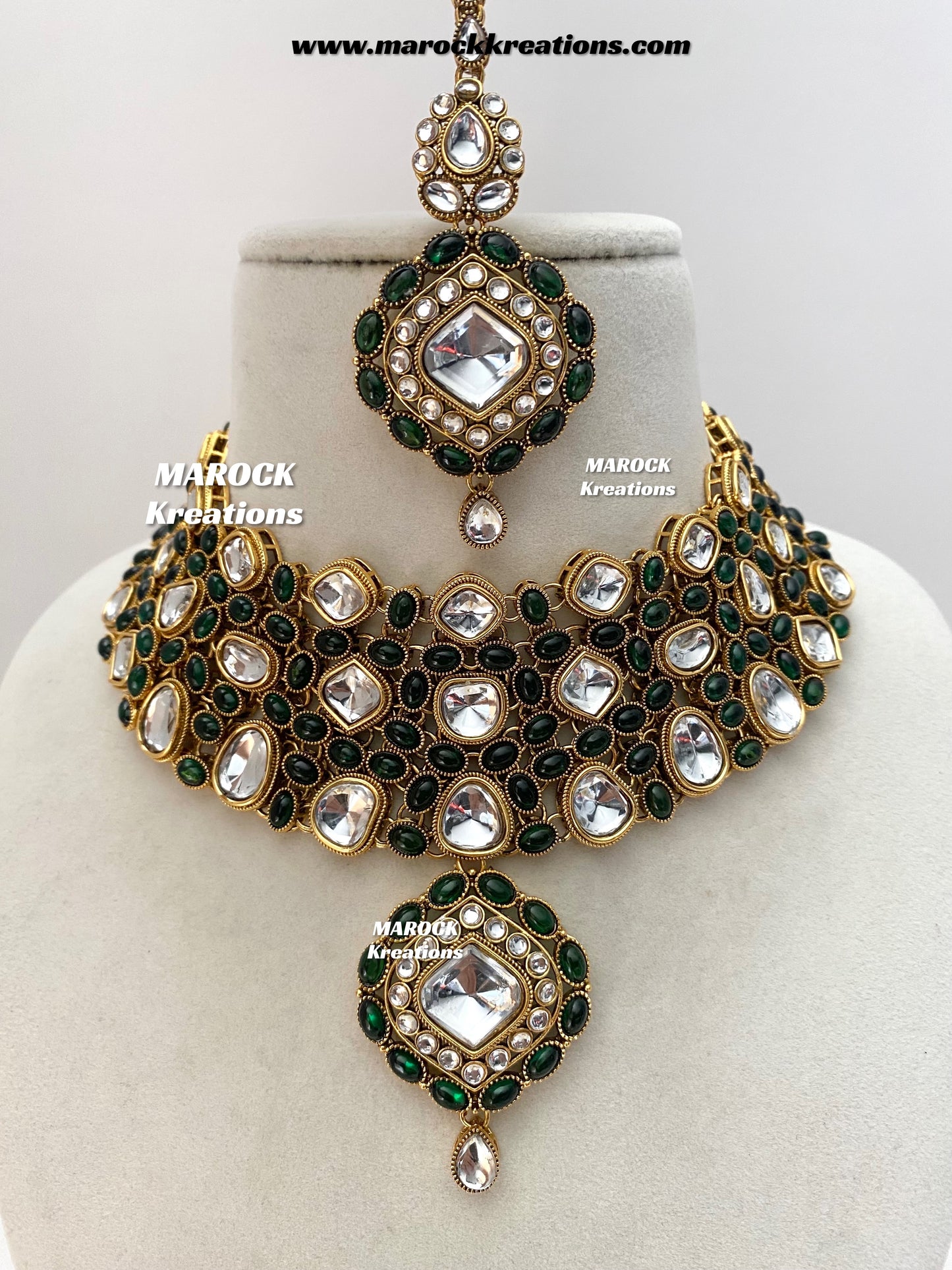 Roksana Sabyasachi inspired Premium Quality Kundan Statement Necklace set