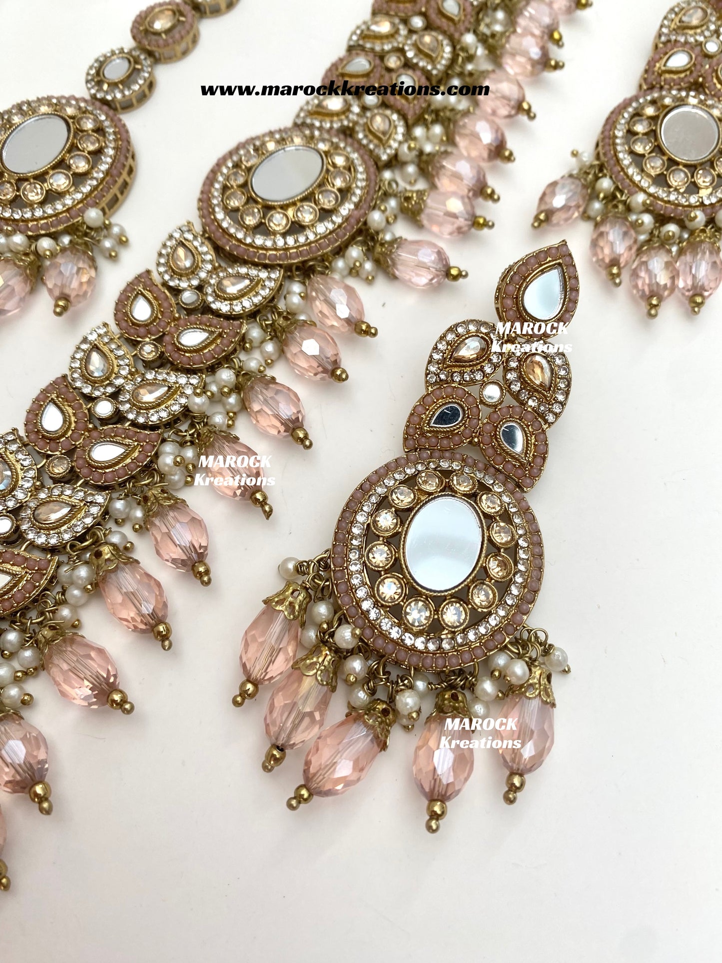 Resmin Premium Quality Mirror Choker set
