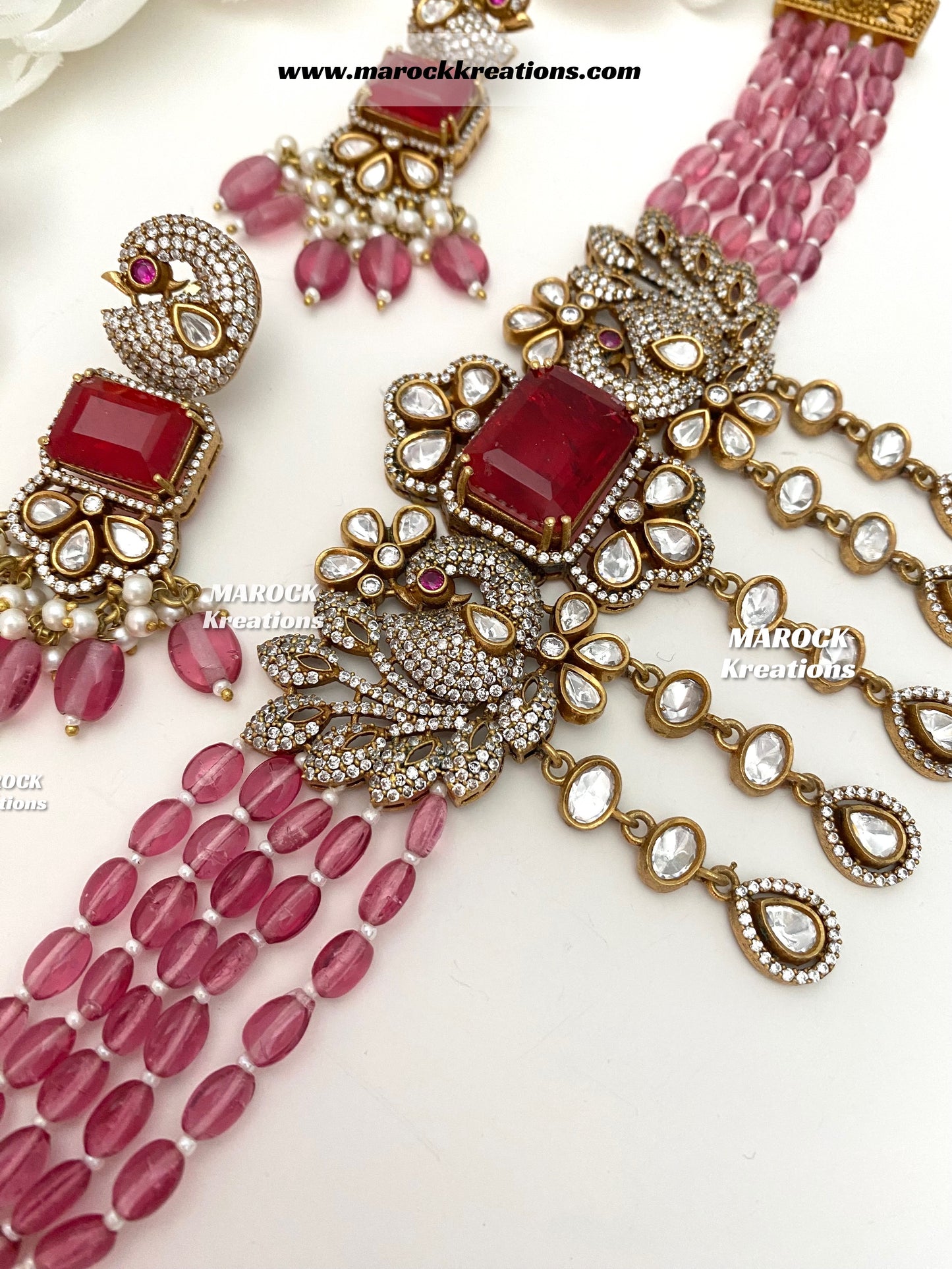 Premium Quality Tyani inspired Kundan gold plated statement choker set