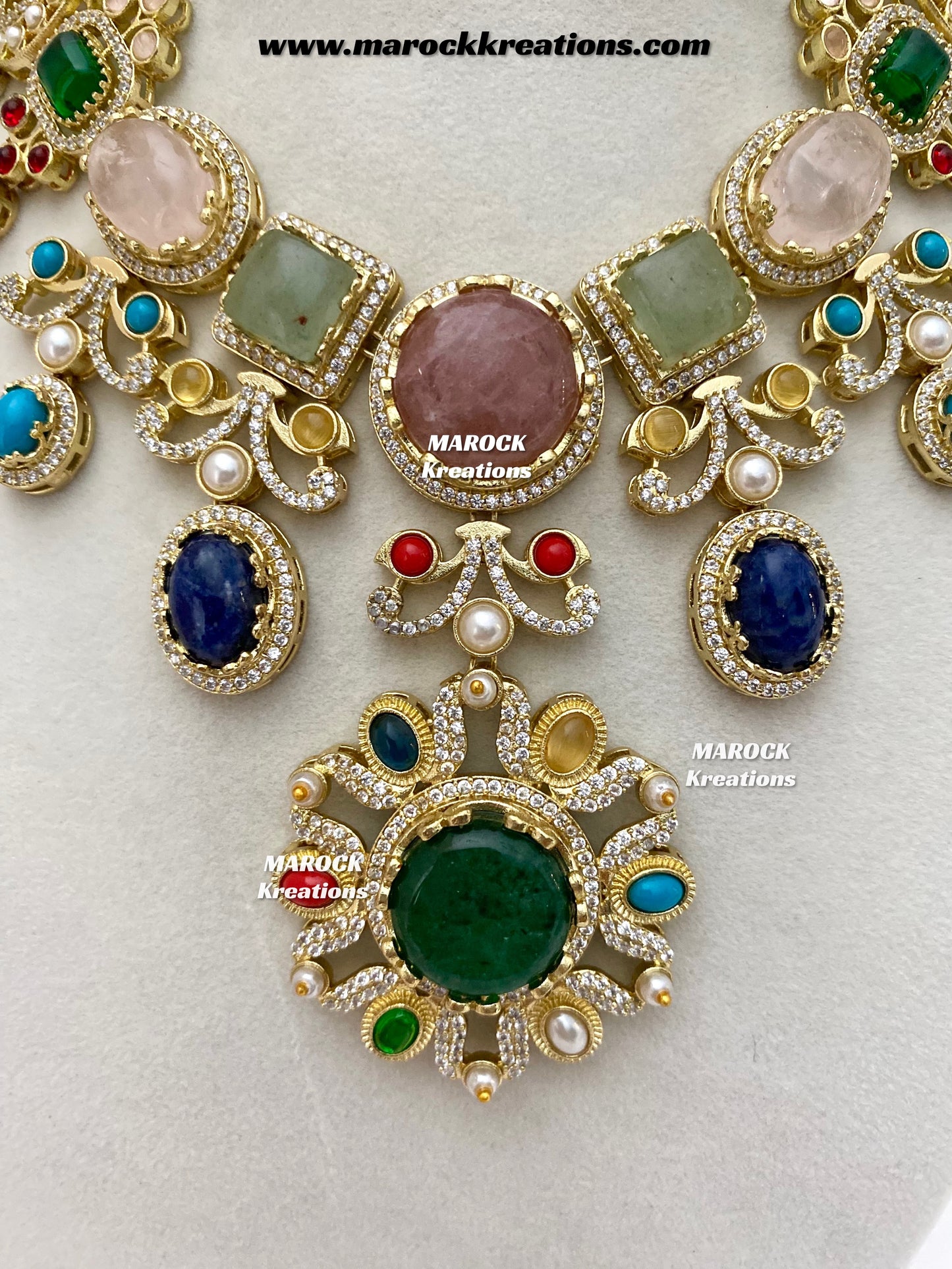 Ella Premium quality Sabyasachi inspired Statement necklace set