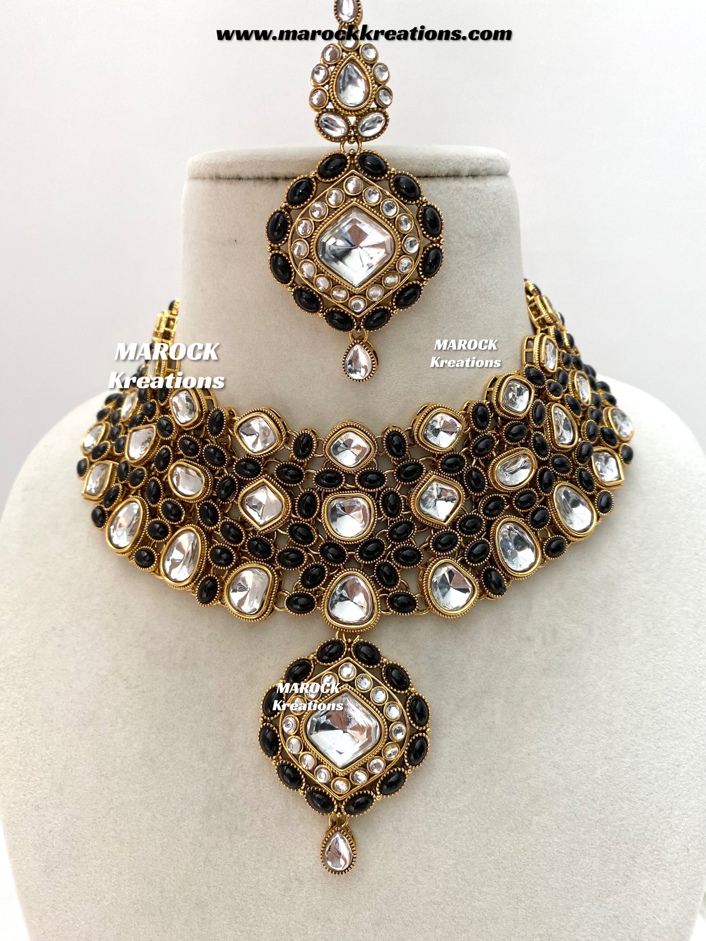 Roksana Sabyasachi inspired Premium Quality Kundan Statement Necklace set