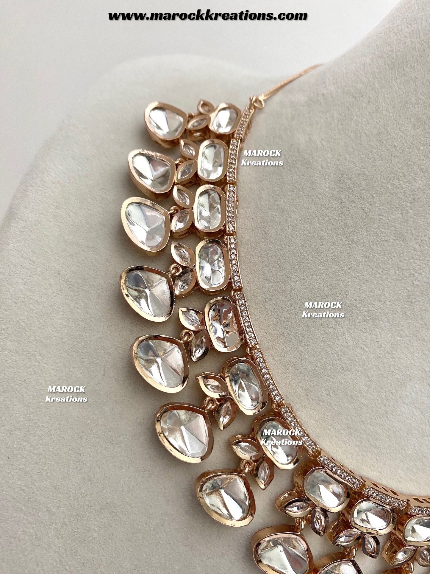 Mitzi Tyani inspired Premium Quality Kundan Necklace set