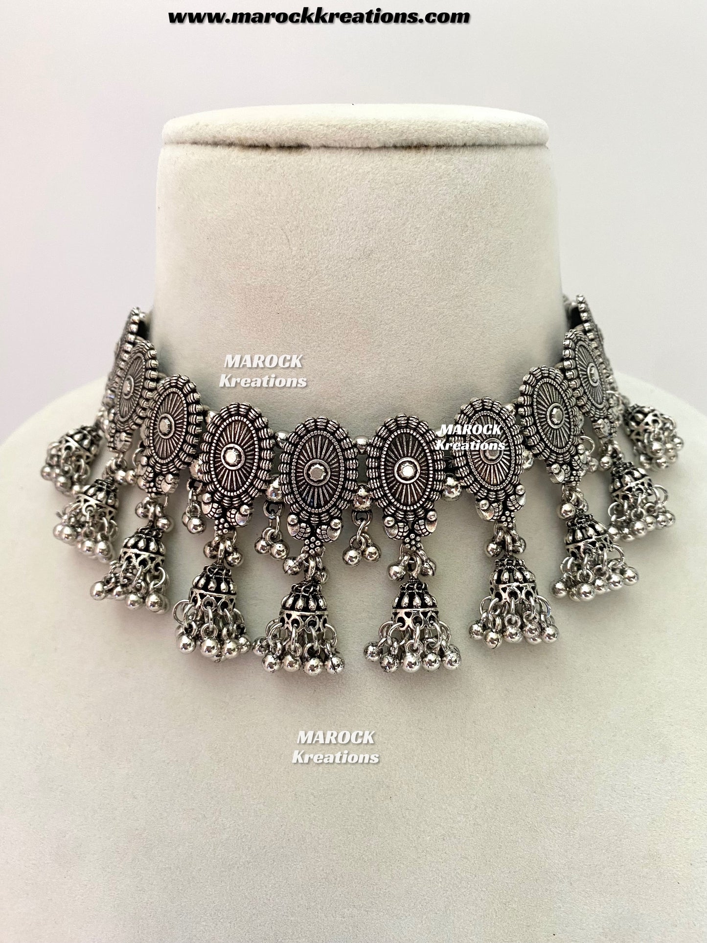 Oxidized Choker set