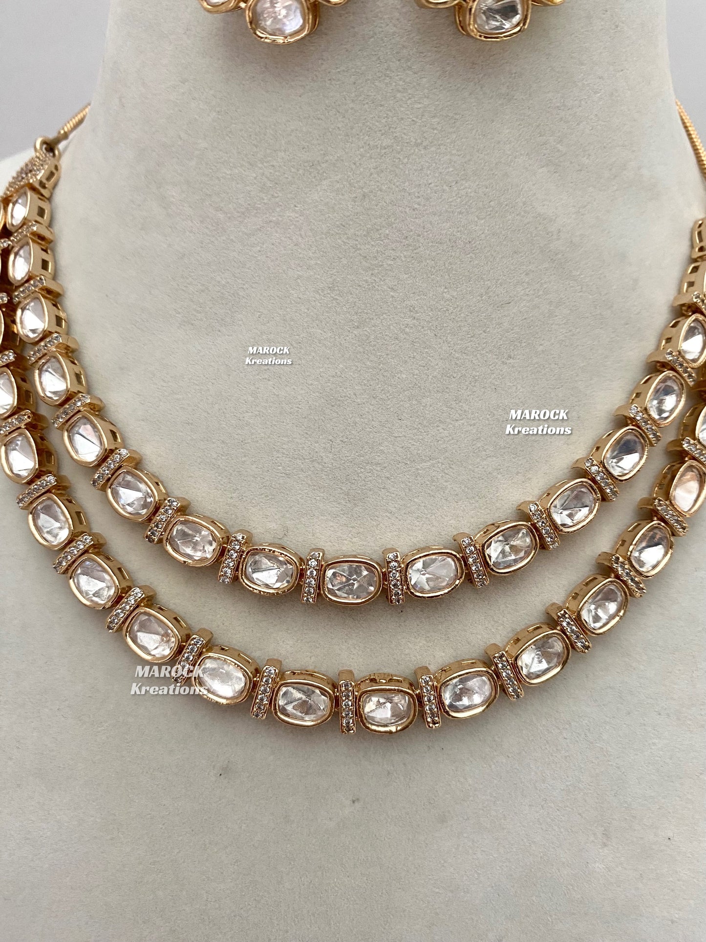 Shail Tyani inspired Premium Quality Kundan Necklace set
