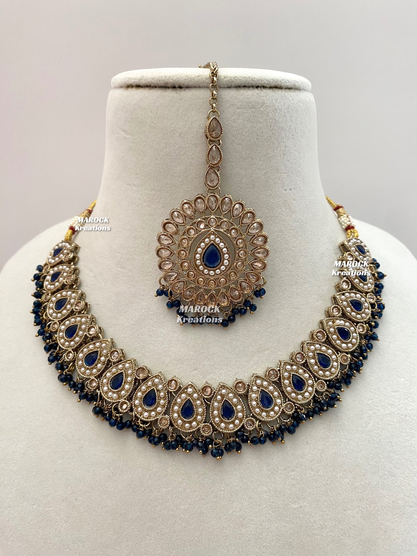 Tina Antique Polki Necklace set