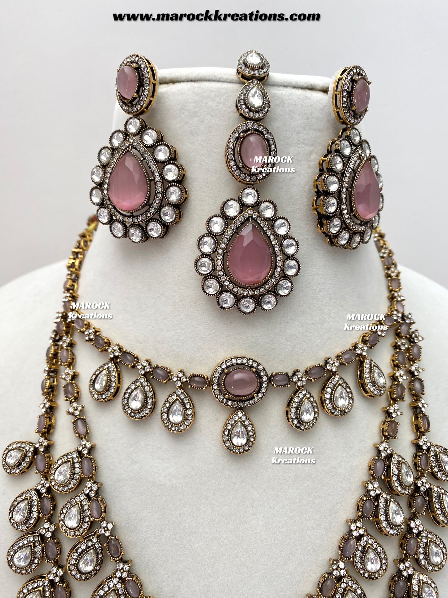 Darsha Sabyasachi inspired Victorian Kundan Statement necklace set