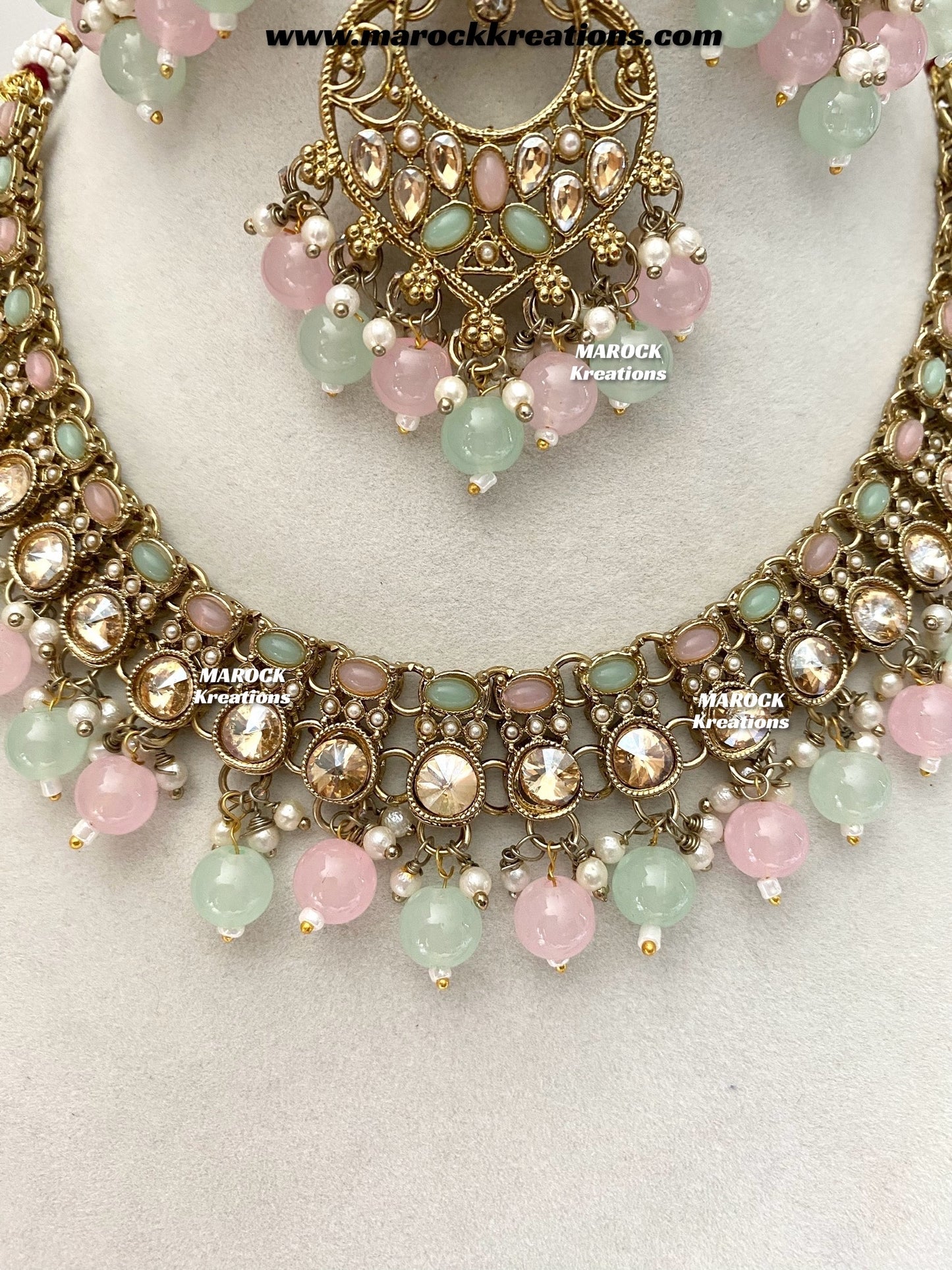 Shefa Polki Necklace set