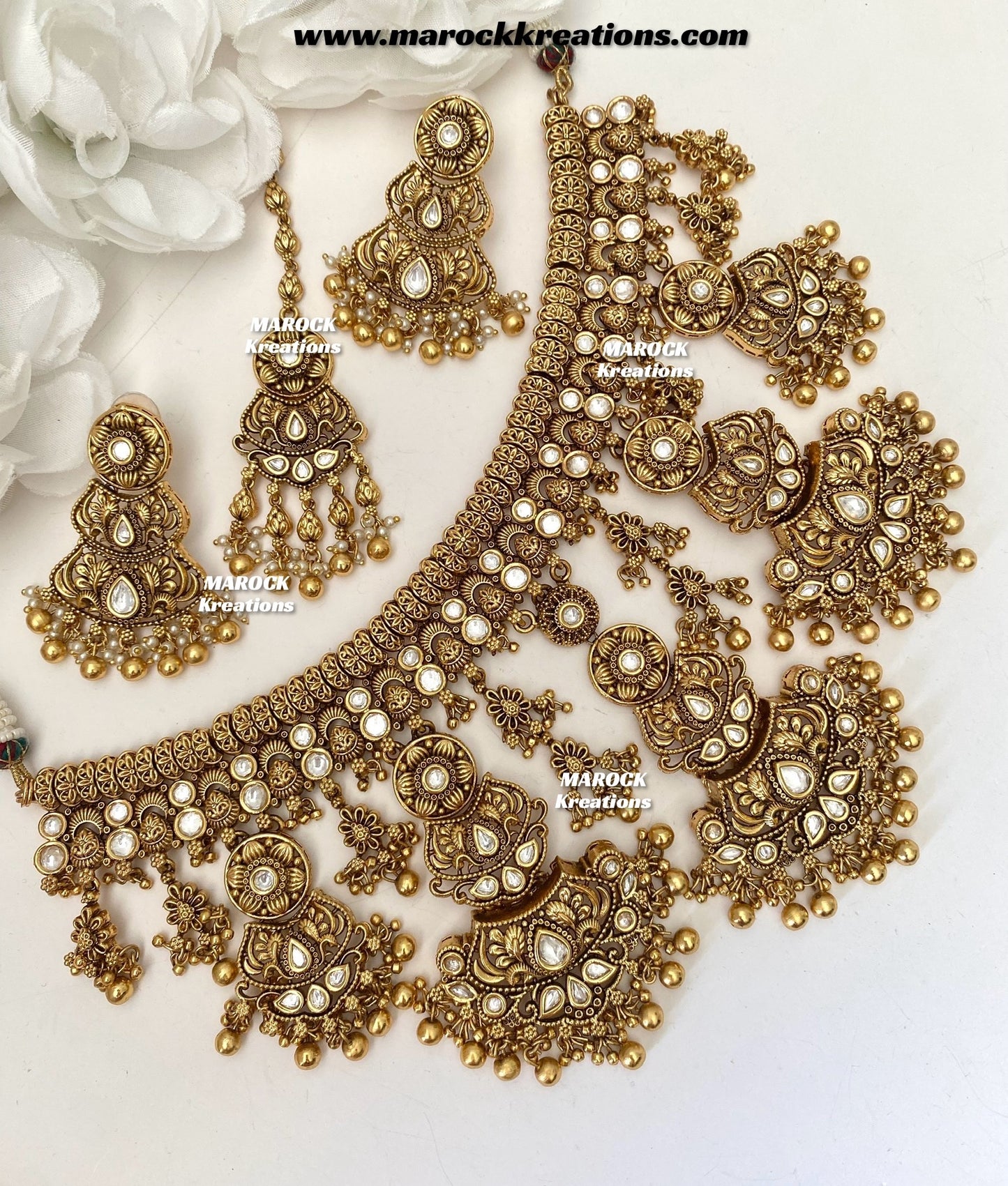 Shannon Premium Quality Gold Plated Bridal set