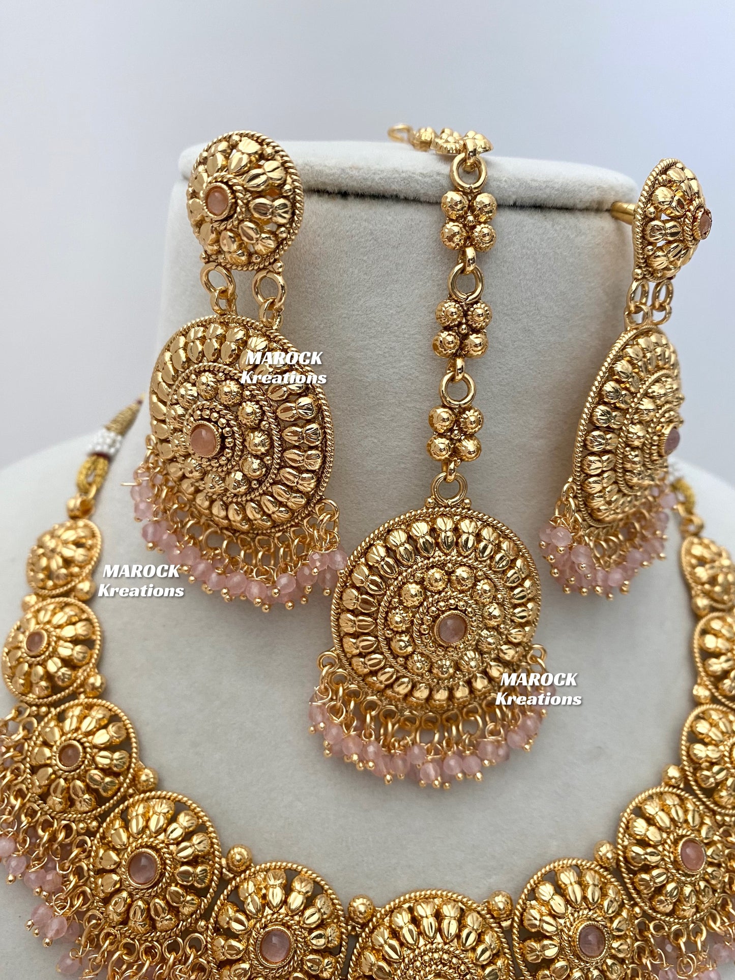 Roxana Premium Quality Gold Plated necklace set