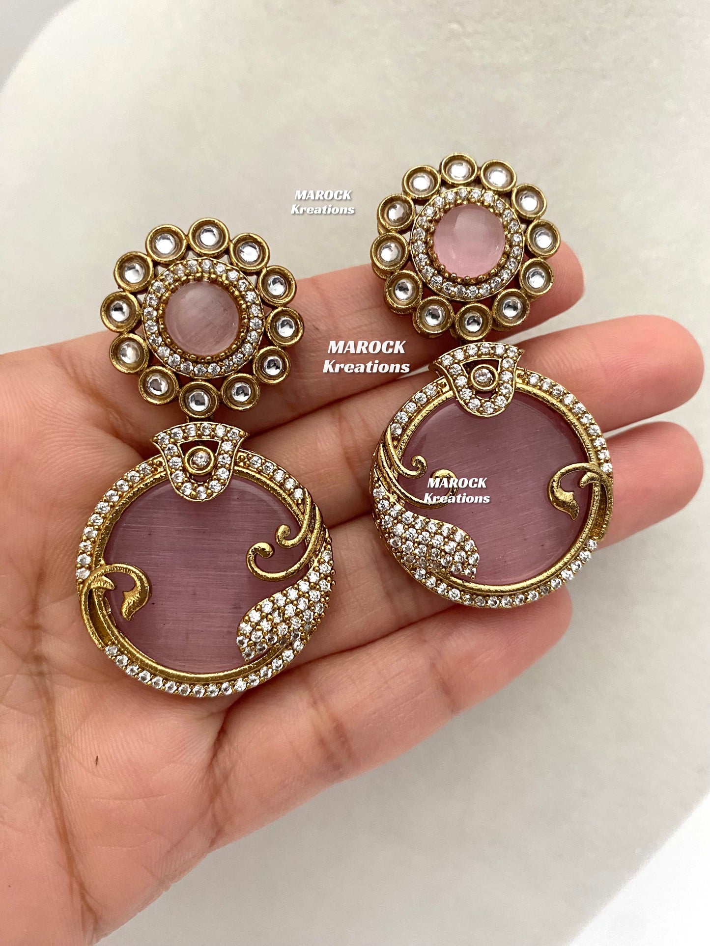 Haniya Sabyasachi inspired Premium Quality Moissanite Kundan Statement Necklace set