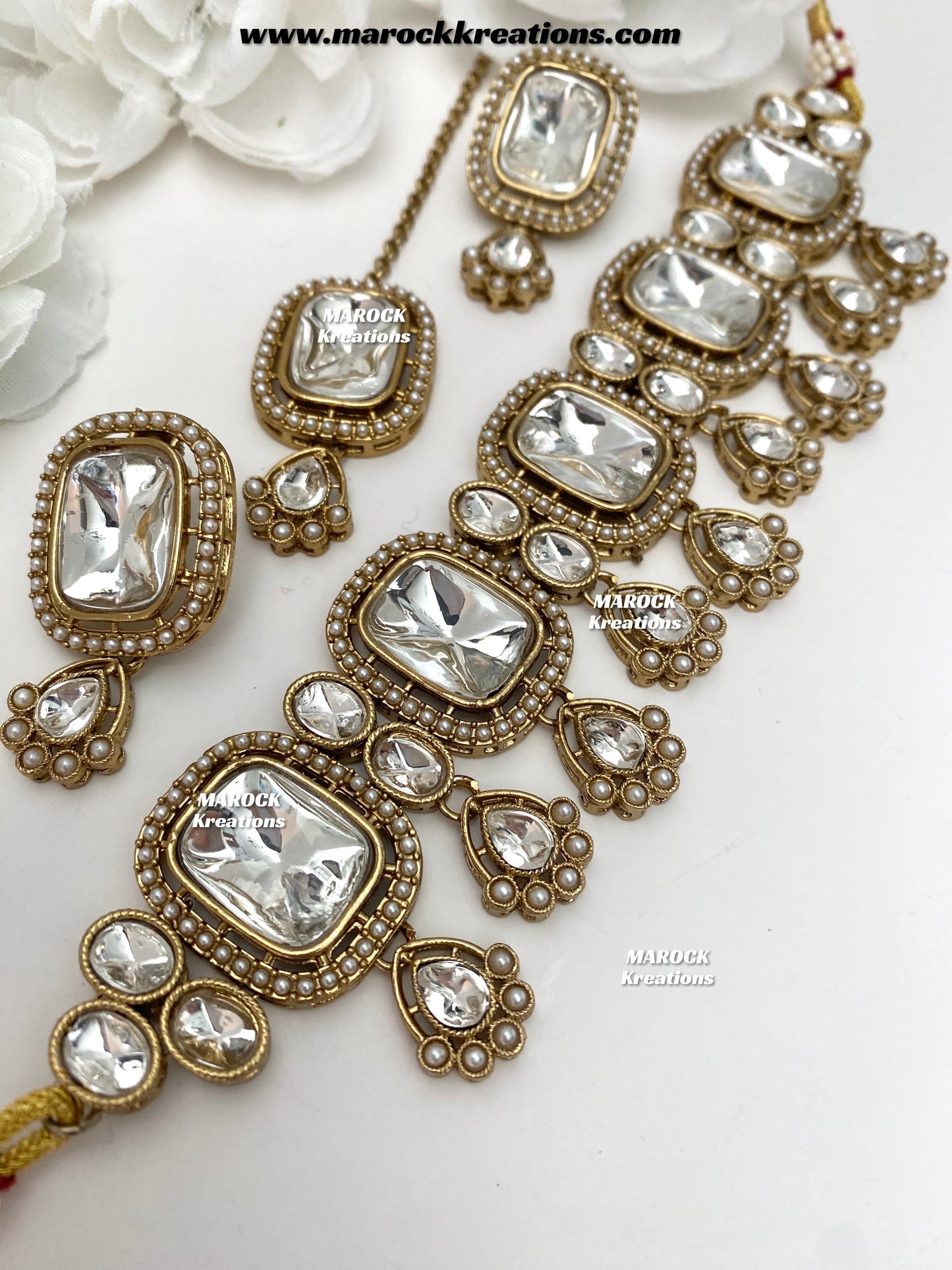 Charlie Premium Quality Kundan Statement Choker set