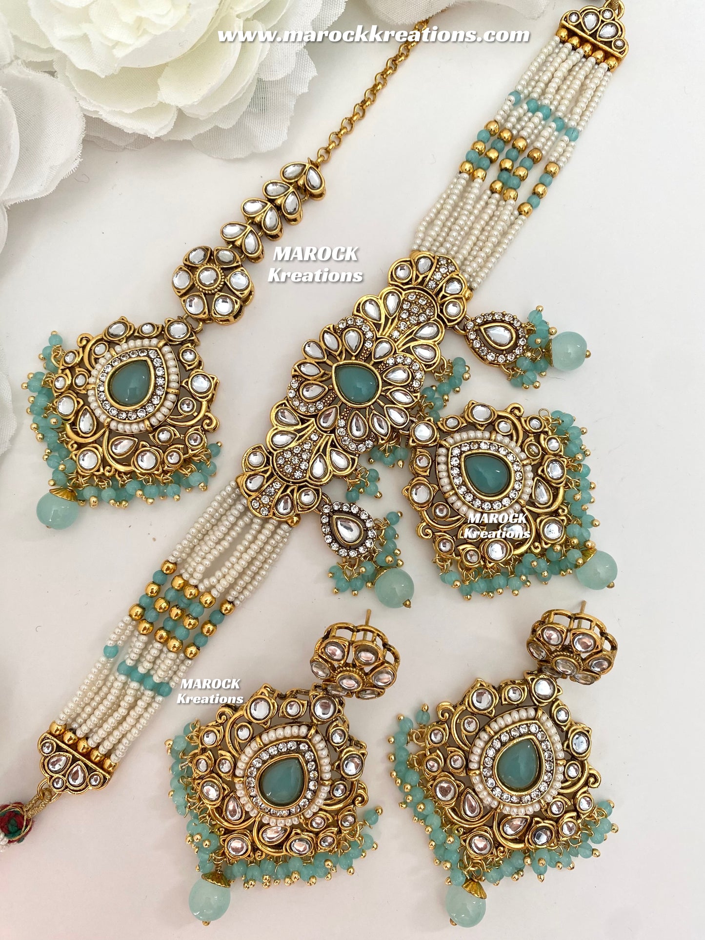 Mahima Premium Quality Kundan Choker set