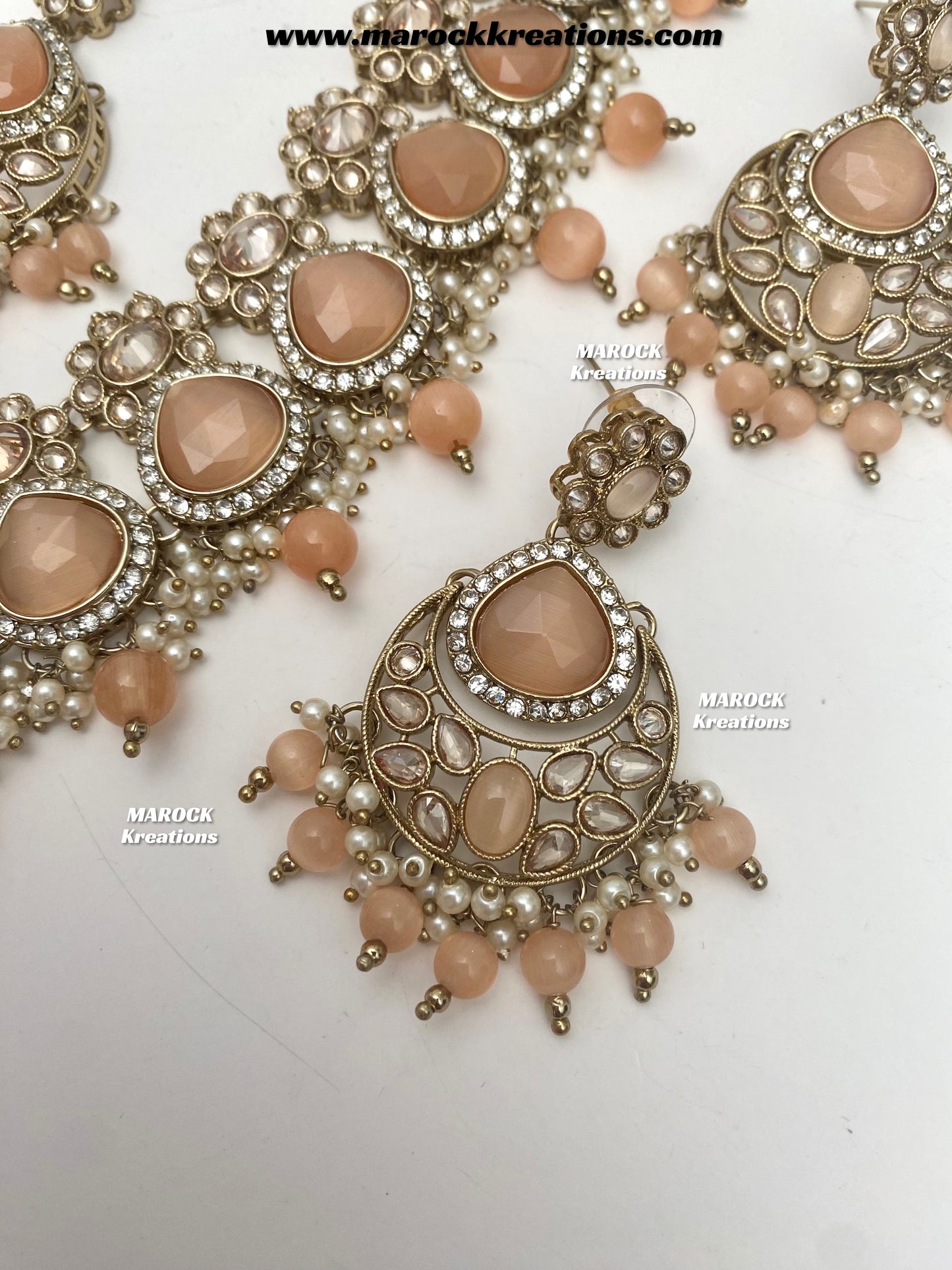 Kinjal Premium Quality Polki and Monalisa Statement Choker set