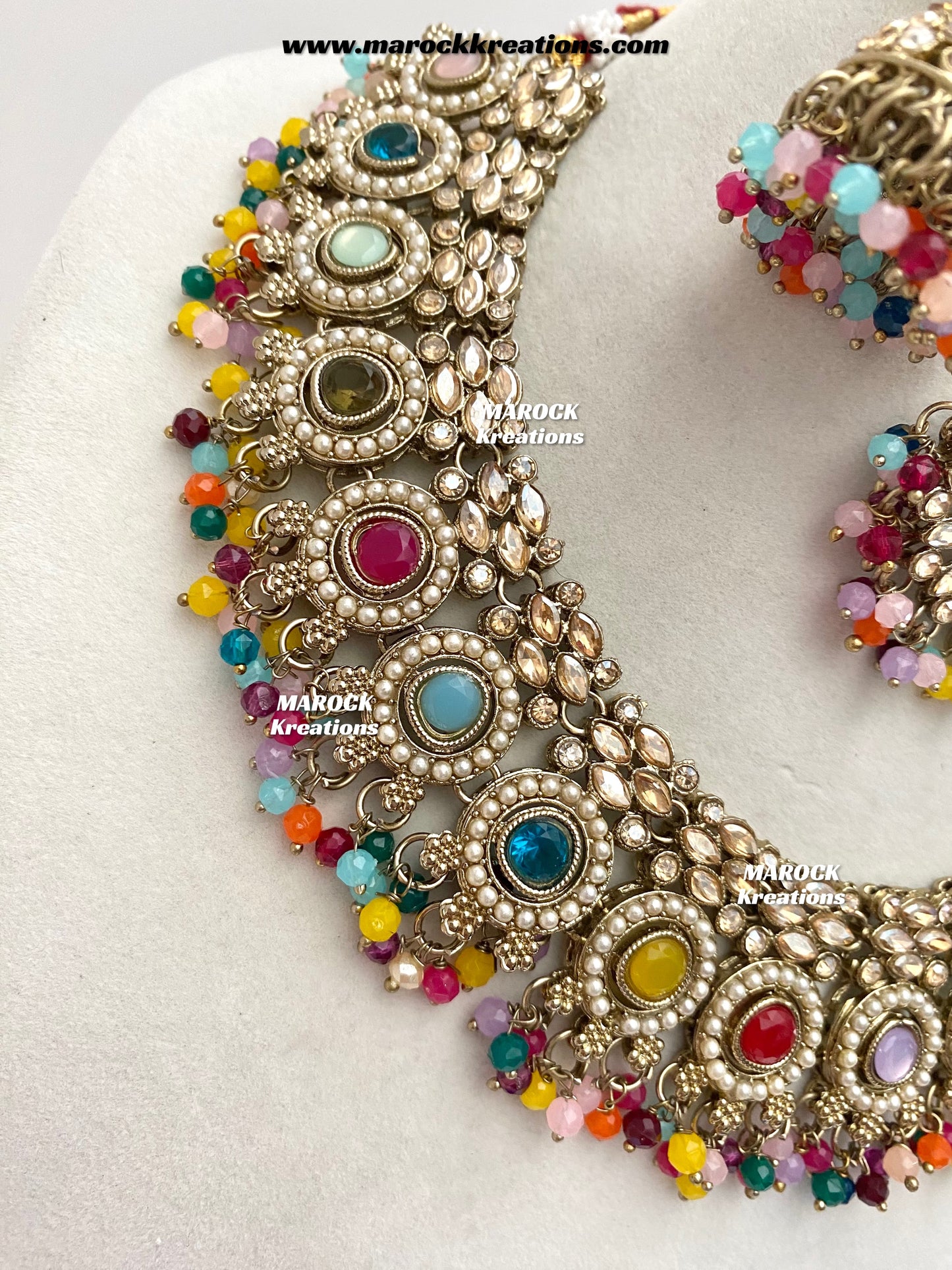 Sameera Polki Necklace set