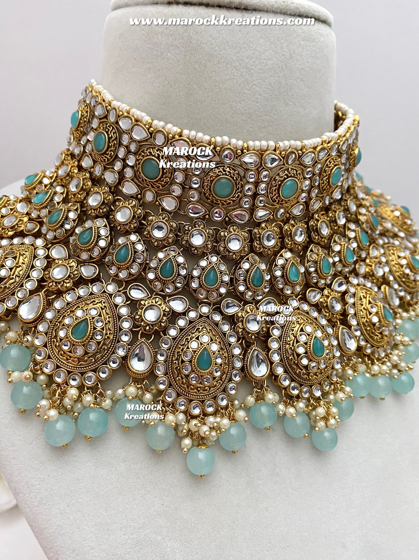Salma Premium Quality Kundan Bridal set/bridal jewelry