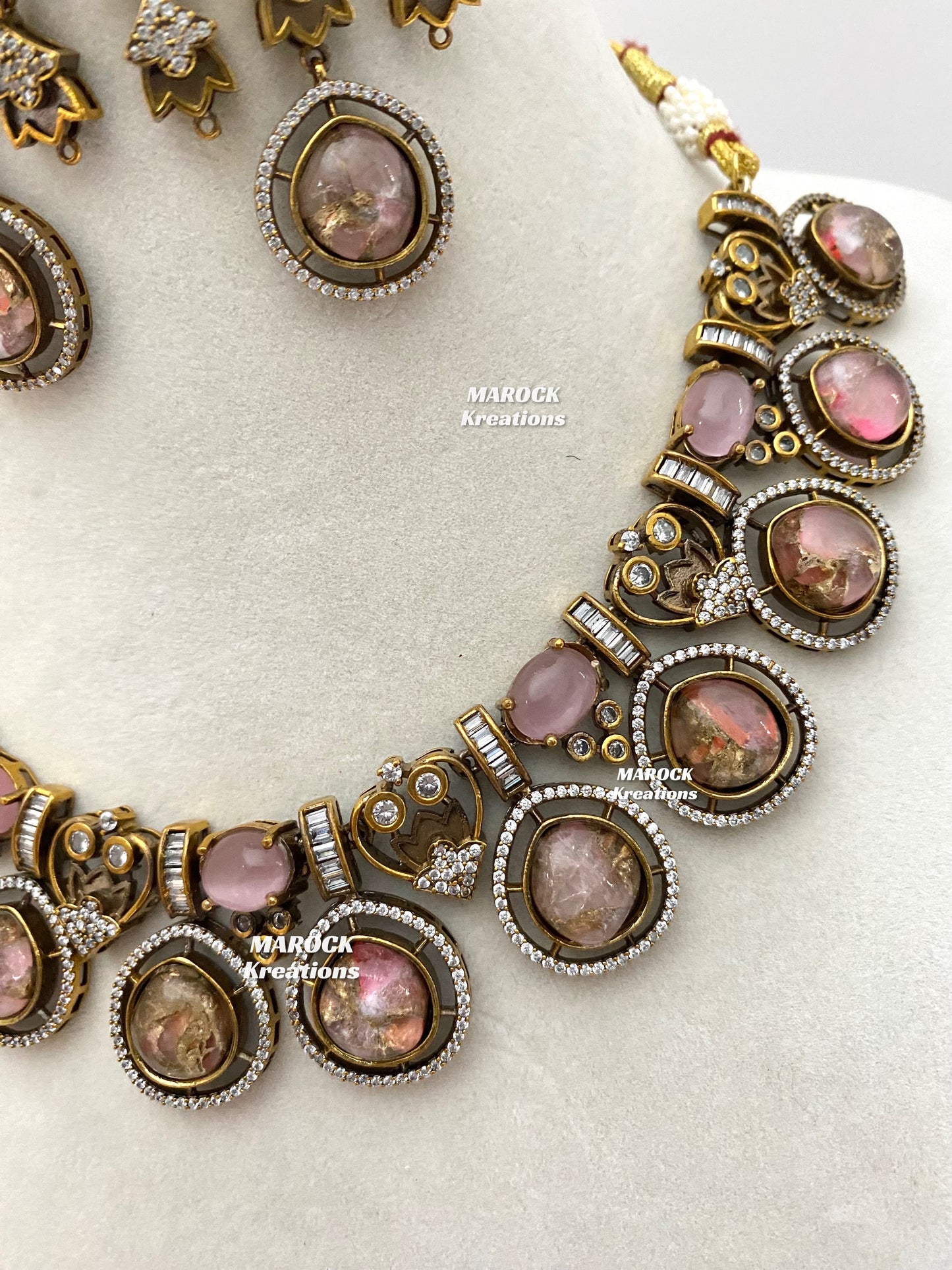 Siena Sabyasachi inspired Premium Quality Moissanite Kundan Necklace set