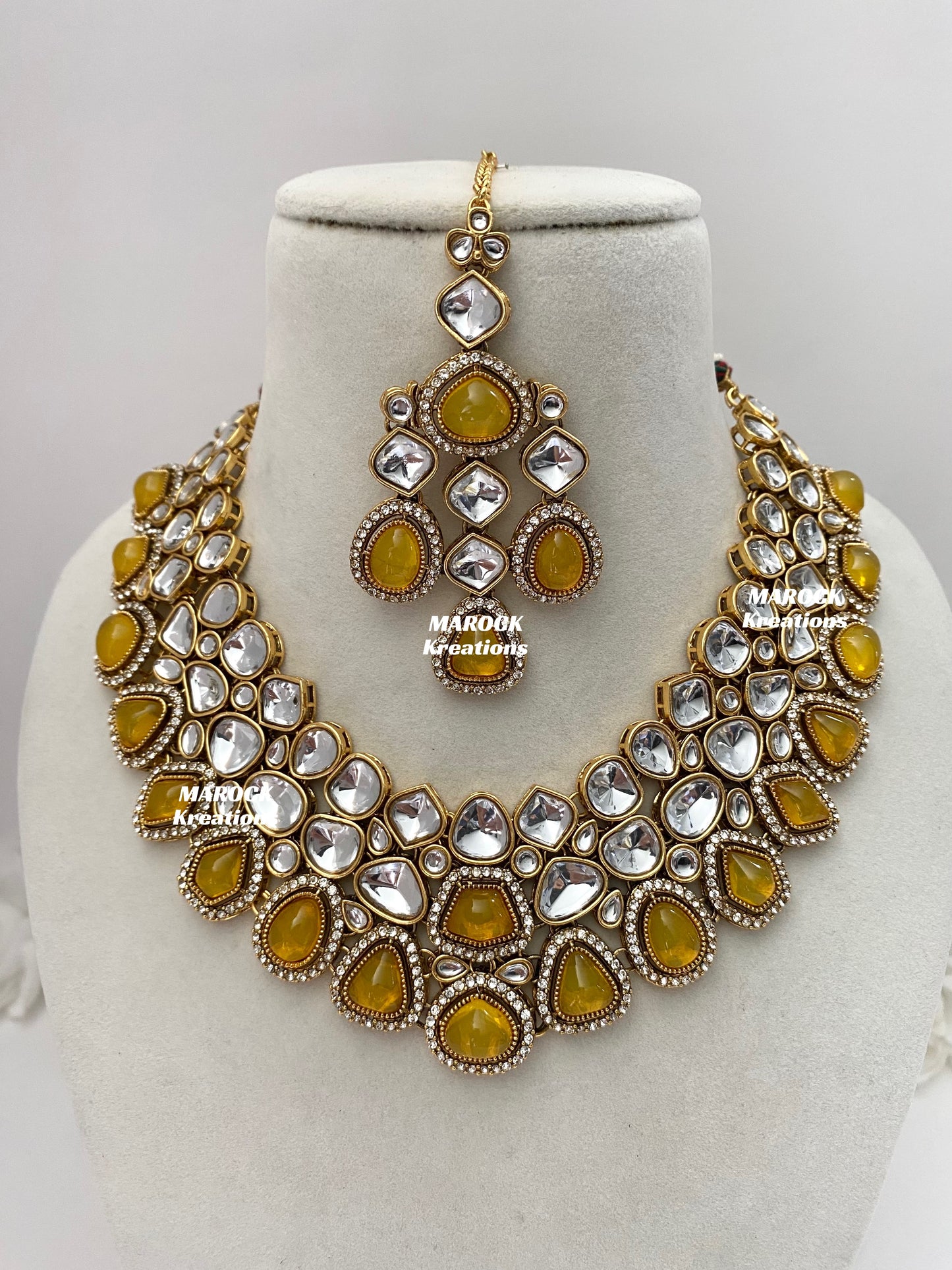Patriza Sabyasachi inspired Premium Quality Kundan Statement Necklace set
