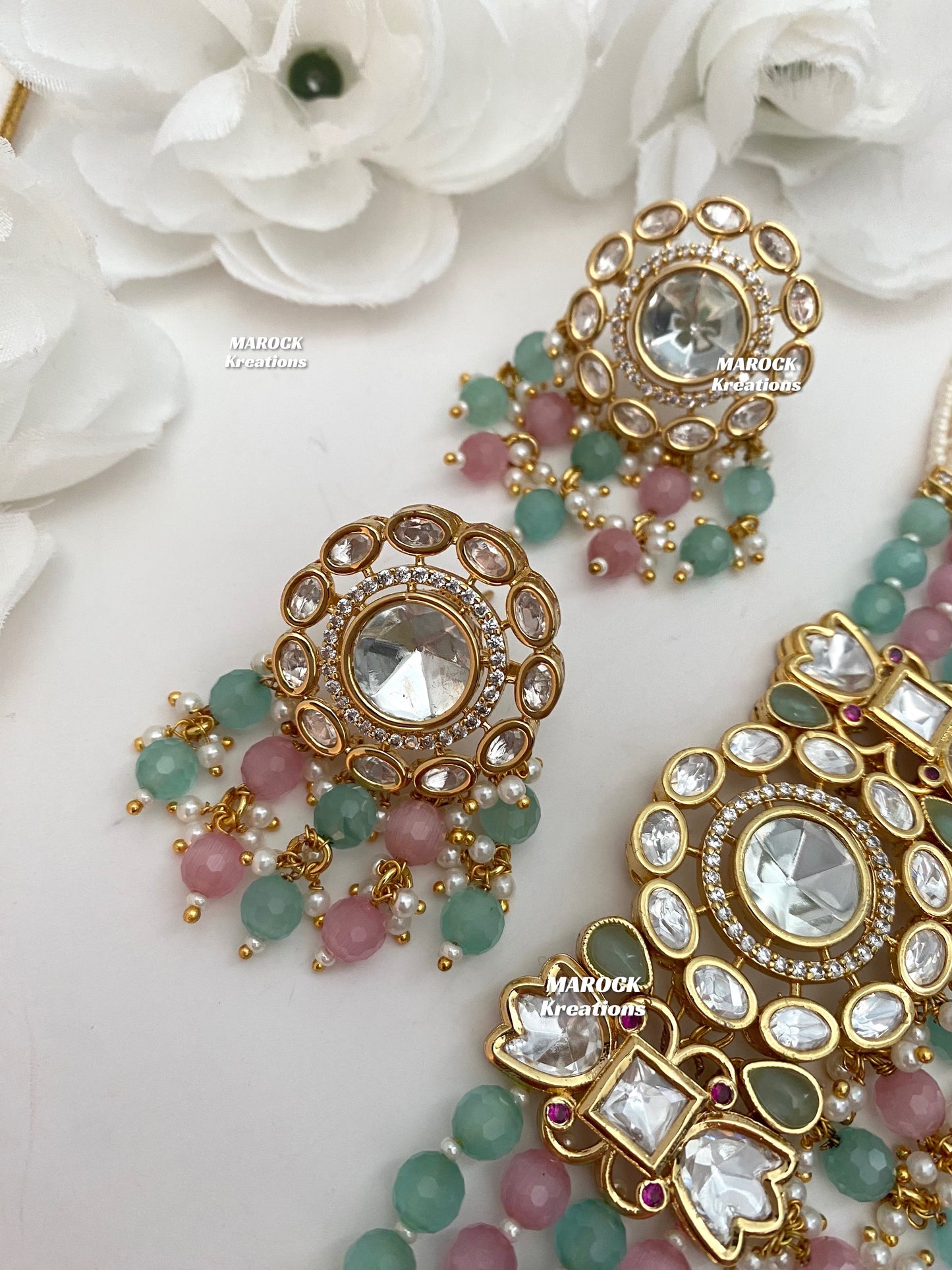 Bhawi Premium Quality Tyani inspired Kundan Choker set