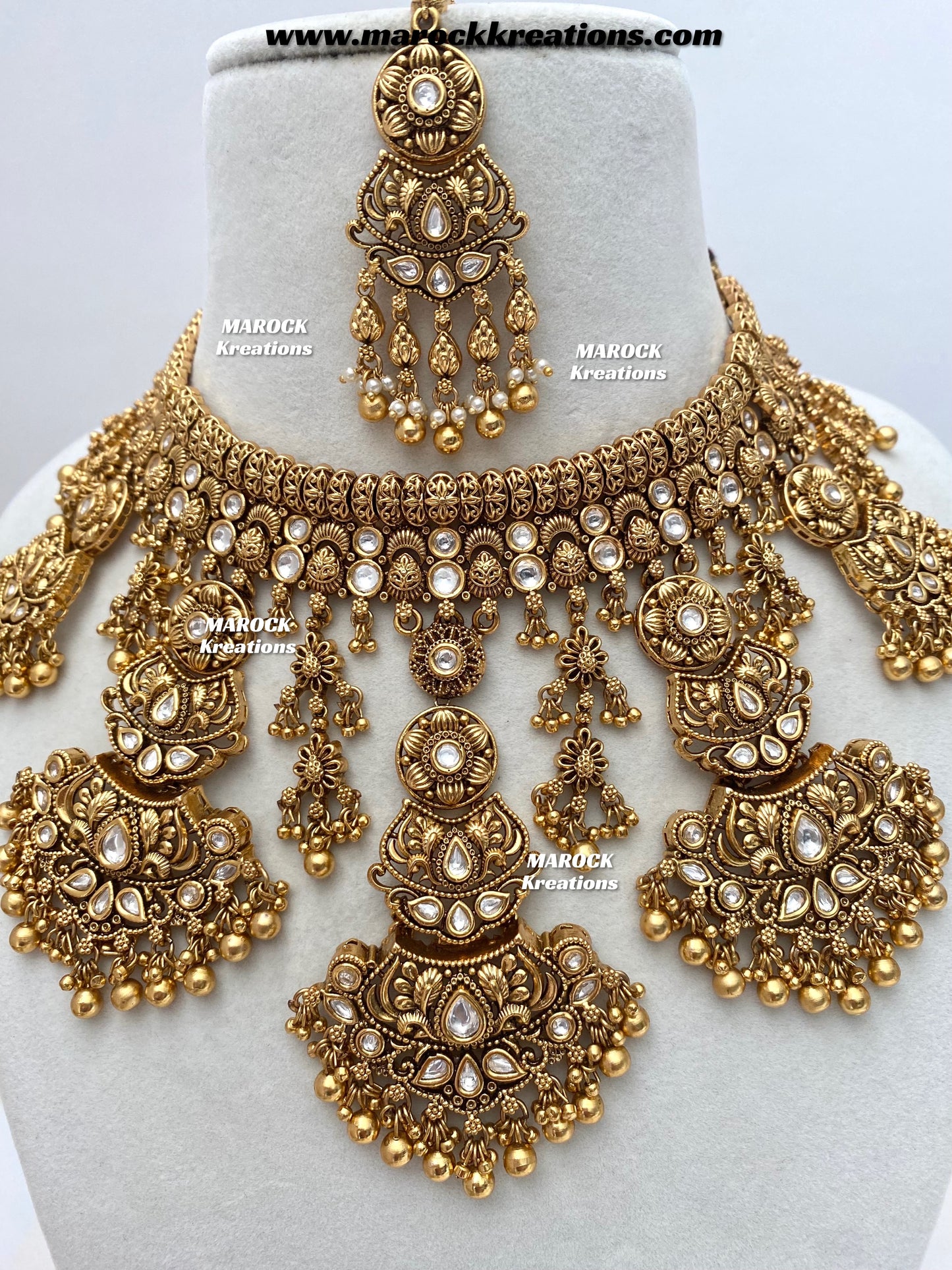 Shannon Premium Quality Gold Plated Bridal set