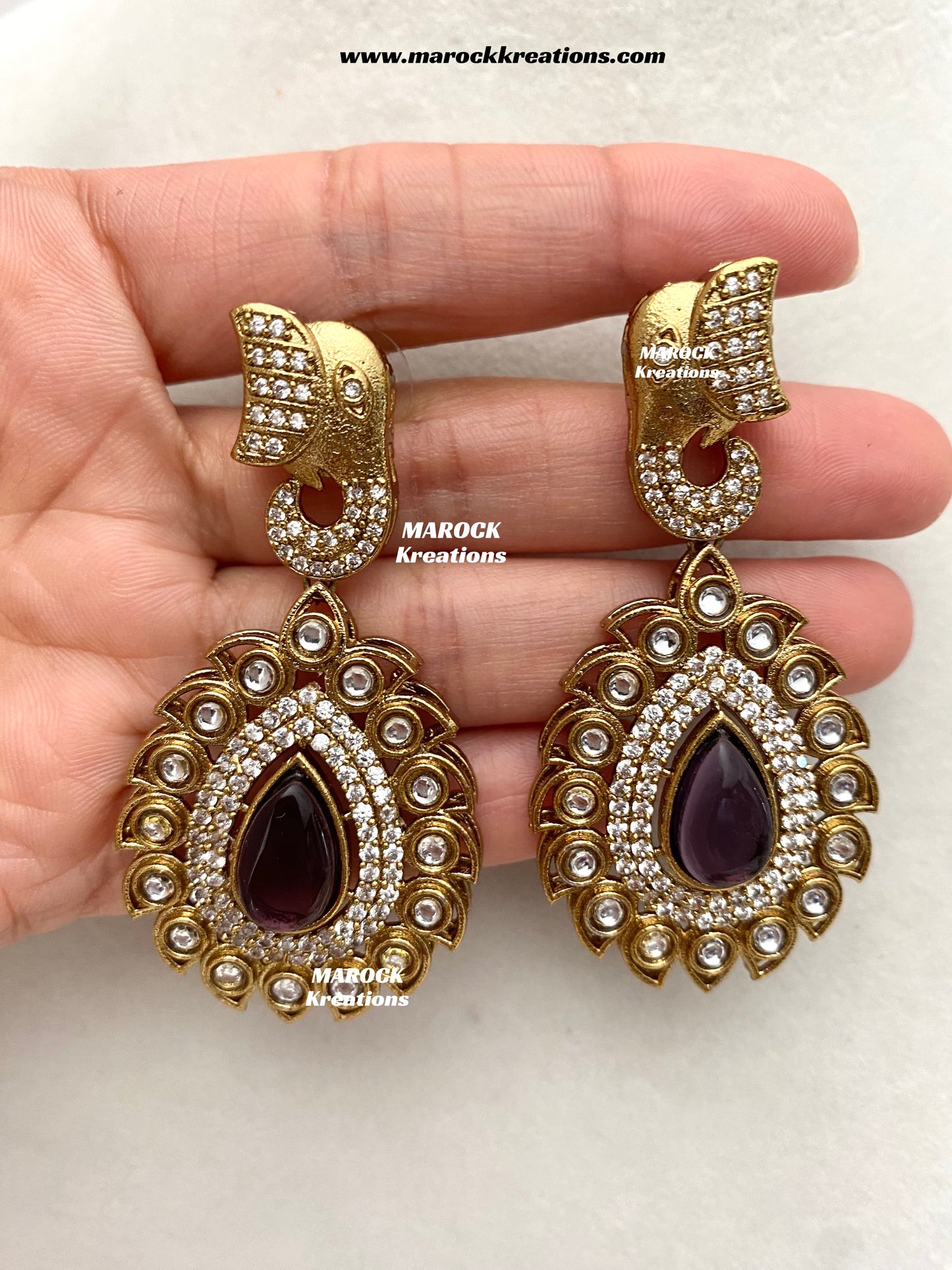 Eshita Sabyasachi inspired Premium Quality Moissanite Kundan Statement Necklace set