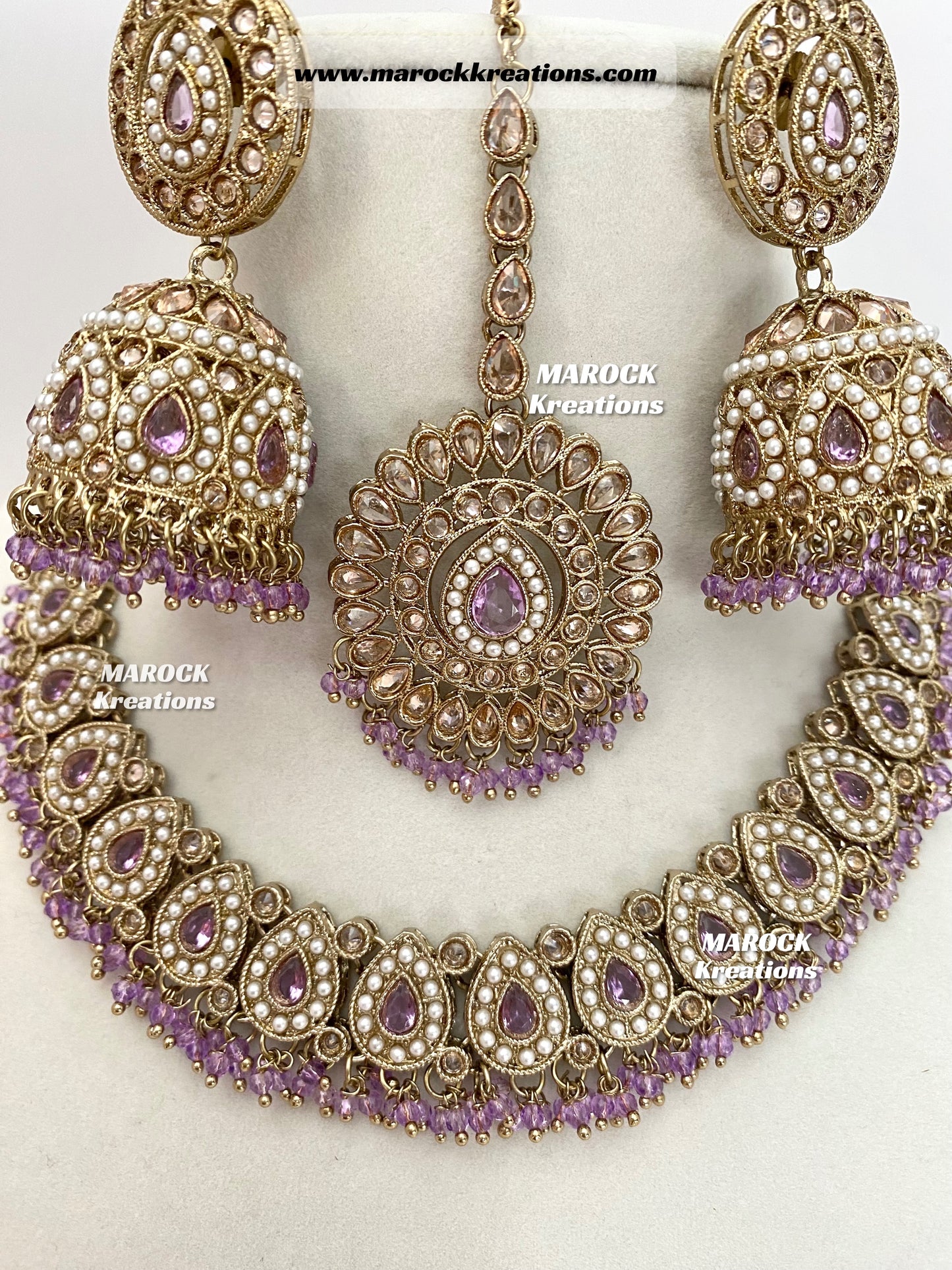 Tina Antique Polki Necklace set