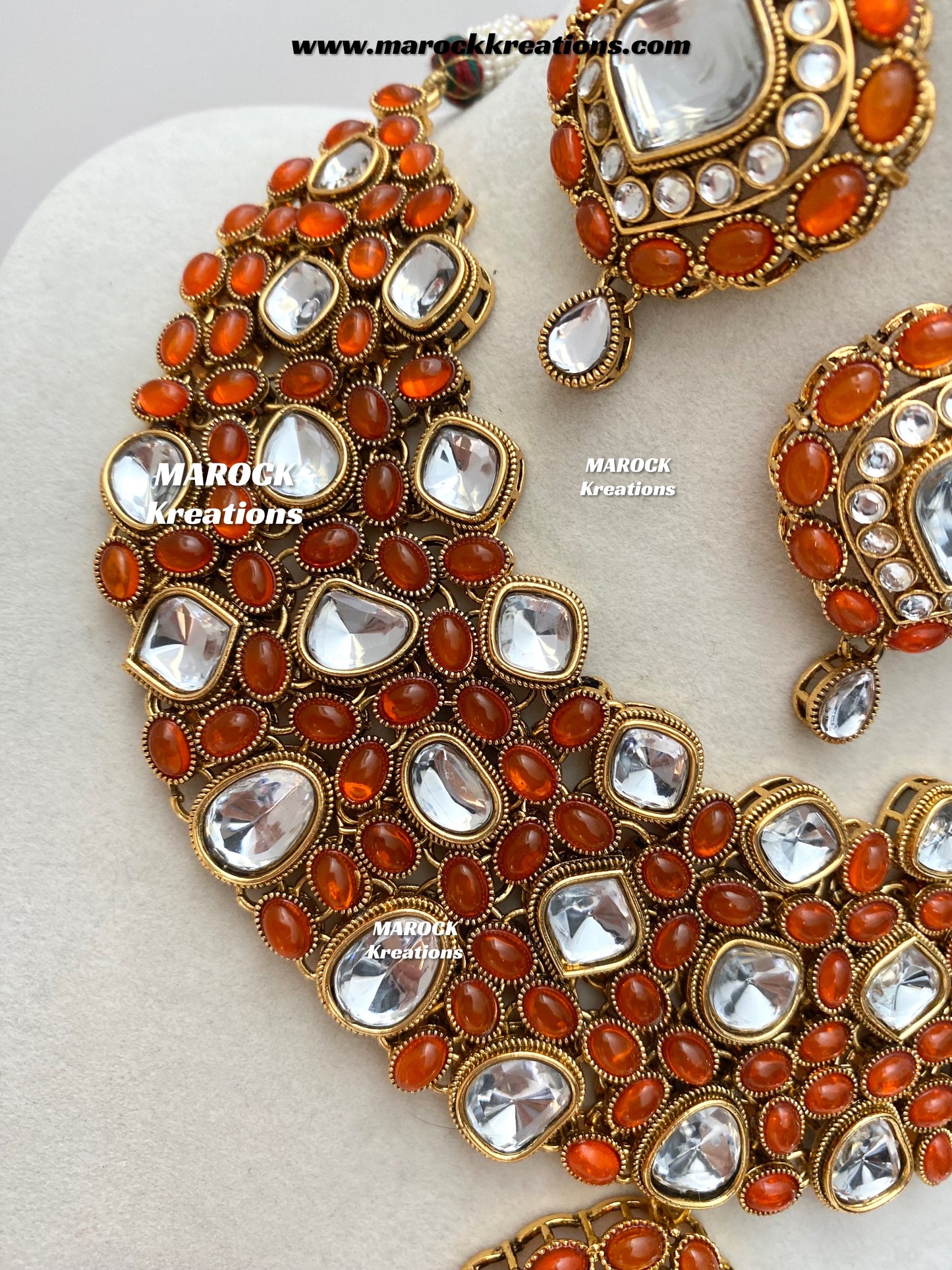 Roksana Sabyasachi inspired Premium Quality Kundan Statement Necklace set