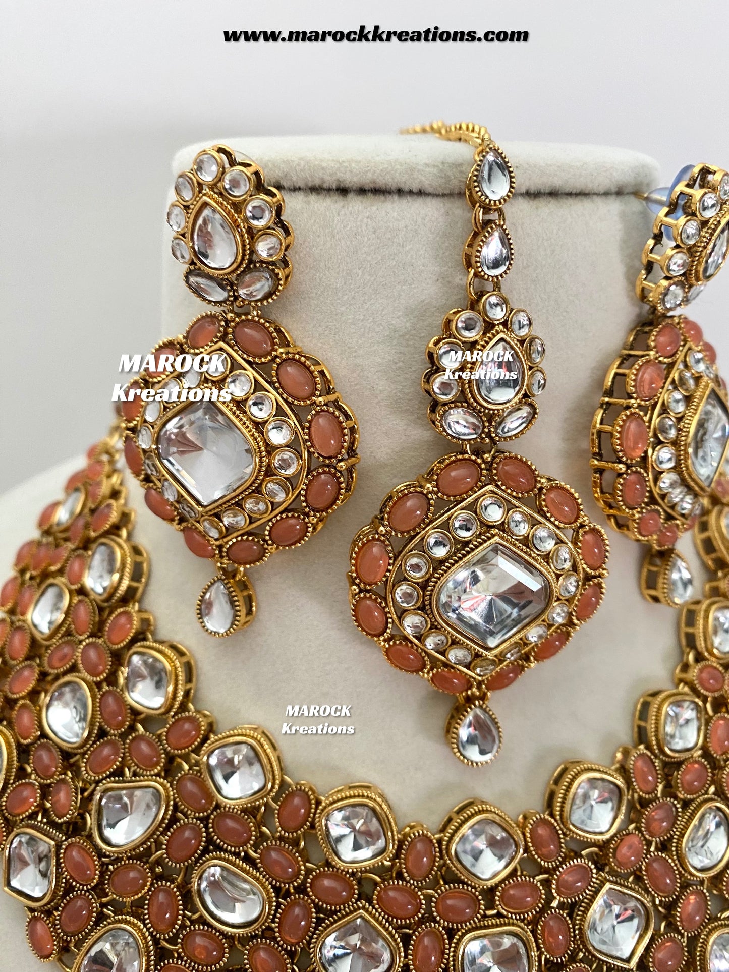 Roksana Sabyasachi inspired Premium Quality Kundan Statement Necklace set