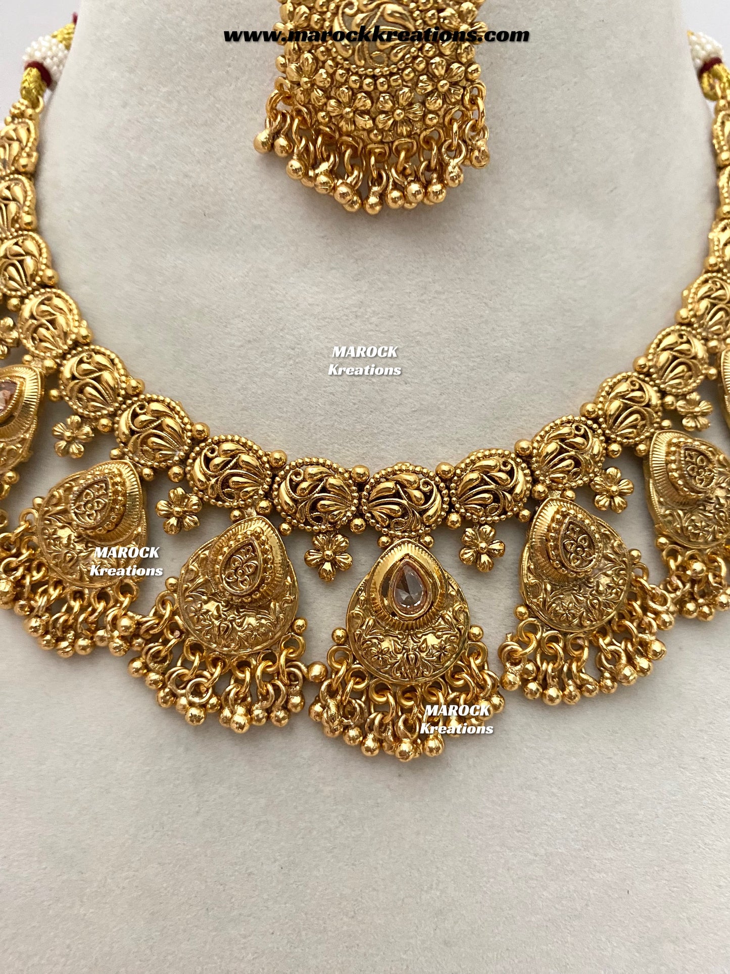 Lipika Premium Quality Gold Plated necklace set