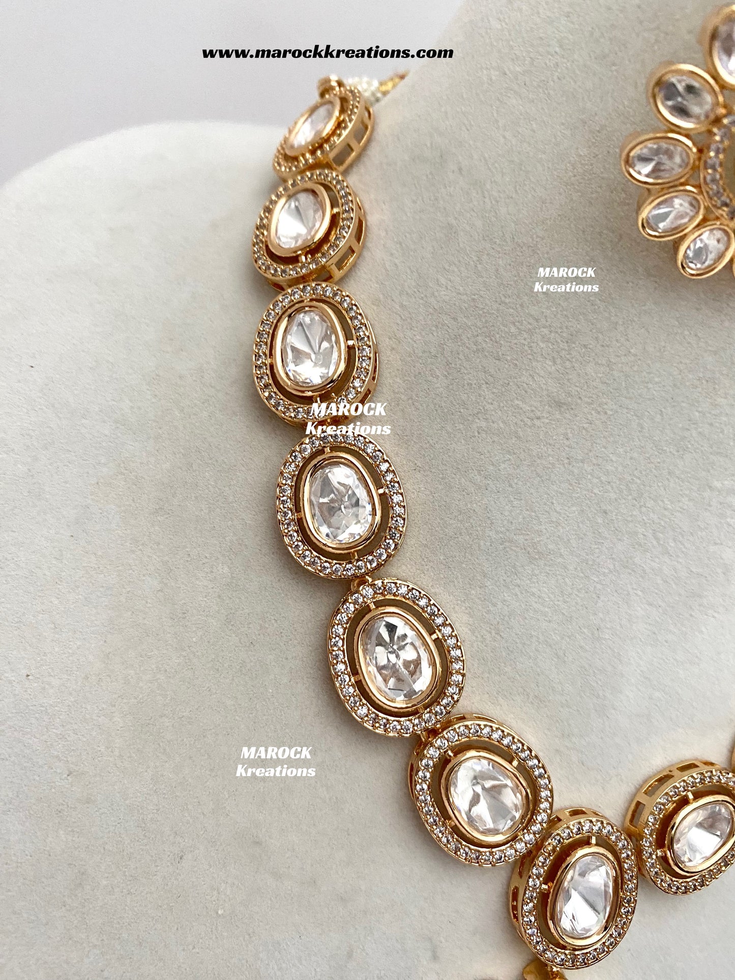 Mariam Tyani inspired Premium Quality Kundan Necklace set