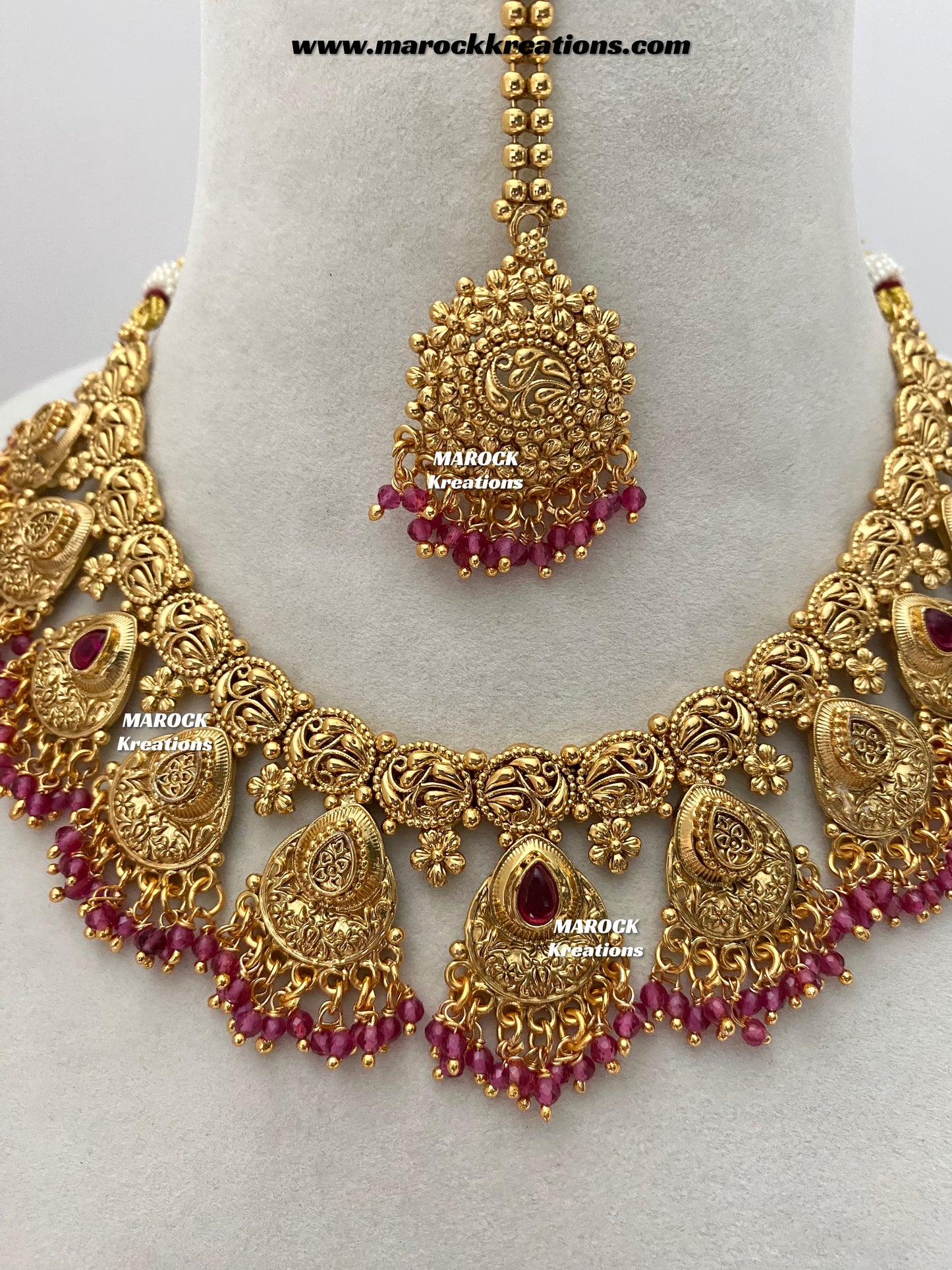 Lipika Premium Quality Gold Plated necklace set