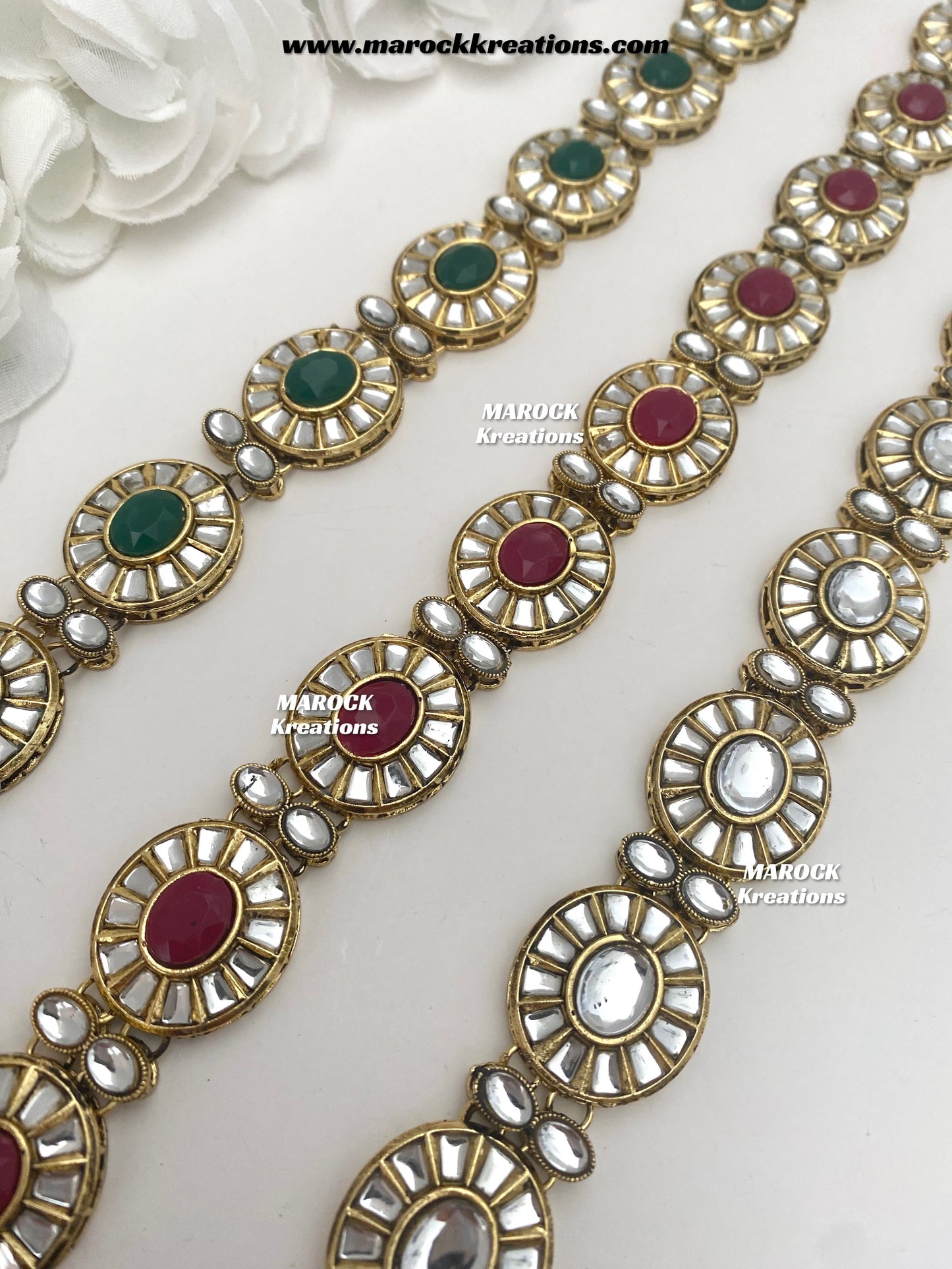 Premium Quality Kundan sheesh phool/head band/head piece