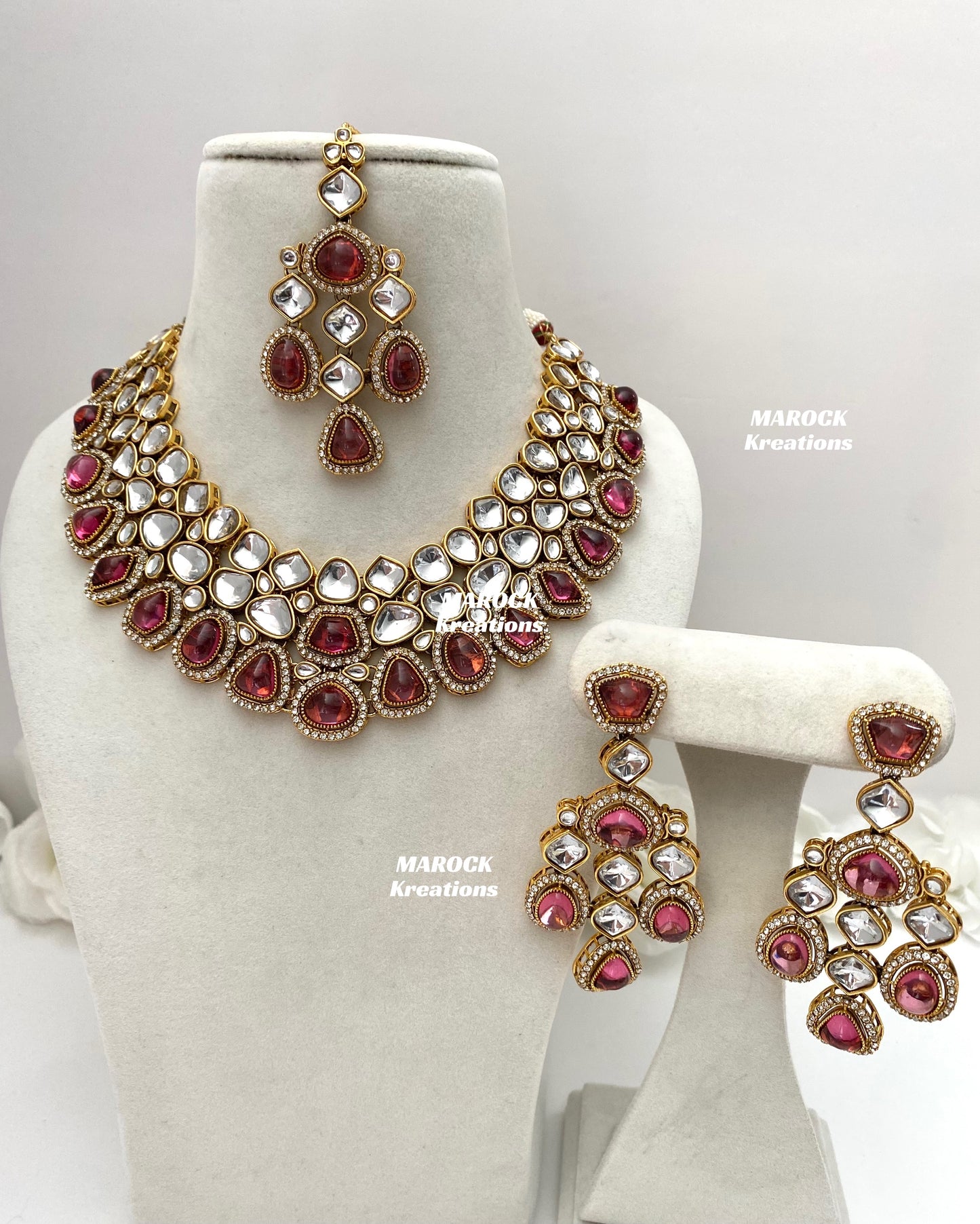 Patriza Sabyasachi inspired Premium Quality Kundan Statement Necklace set