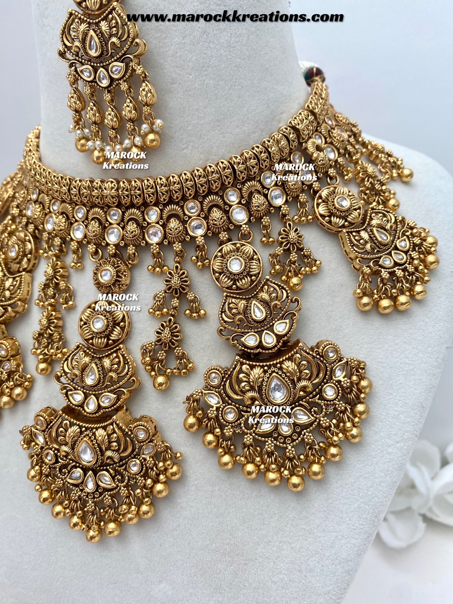 Shannon Premium Quality Gold Plated Bridal set