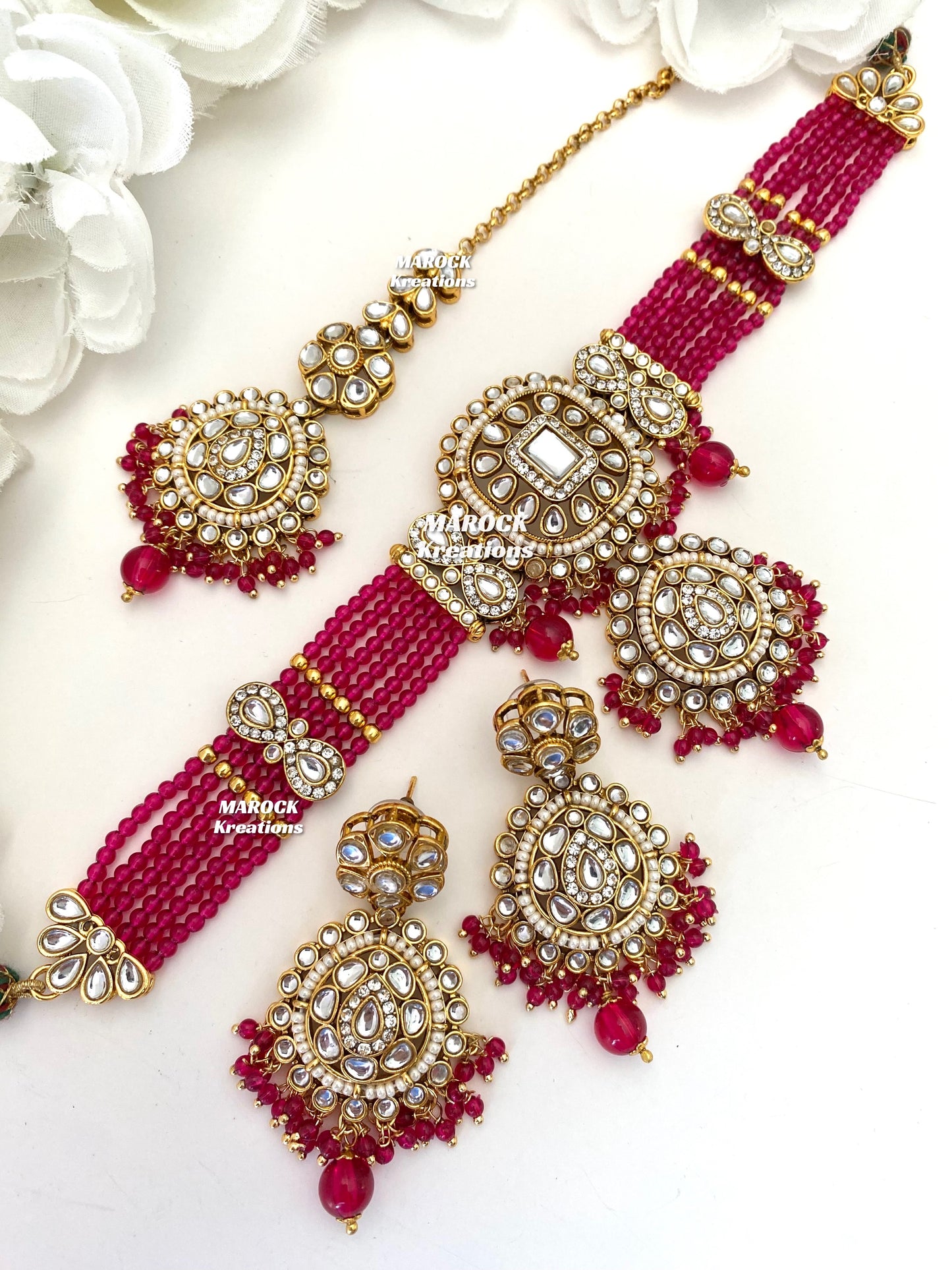 Simona Premium Quality Kundan Choker set