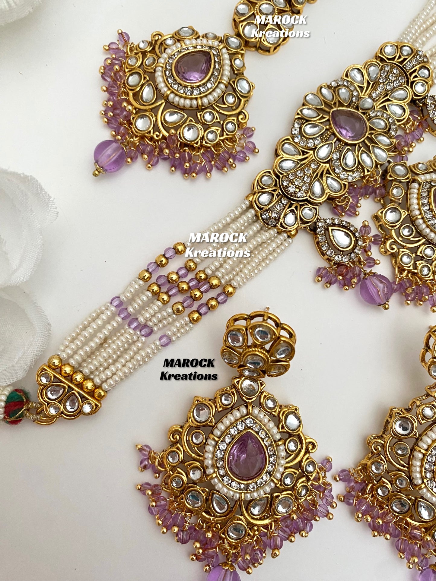 Mahima Premium Quality Kundan Choker set