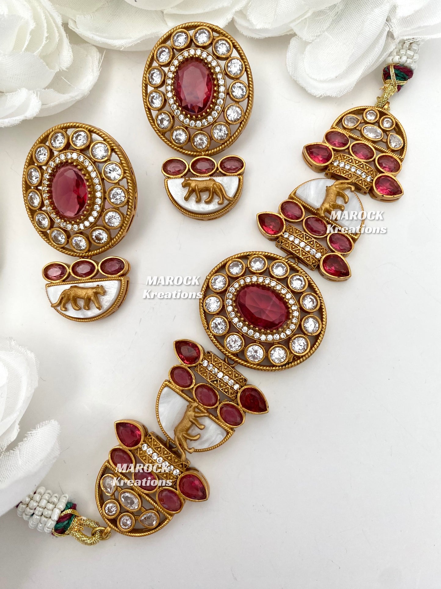 Marina Sabyasachi inspired Kundan Statement choker set