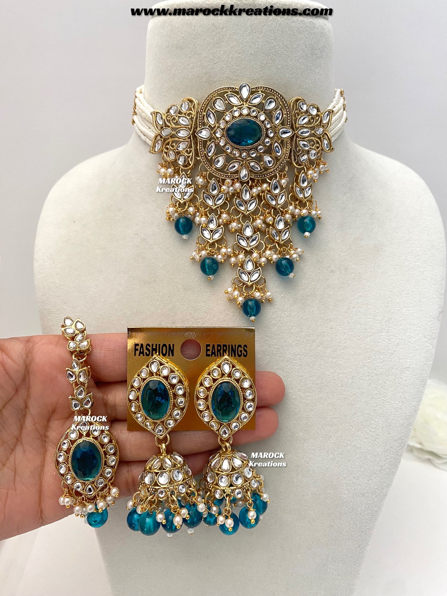 Yasreen Kundan Choker set