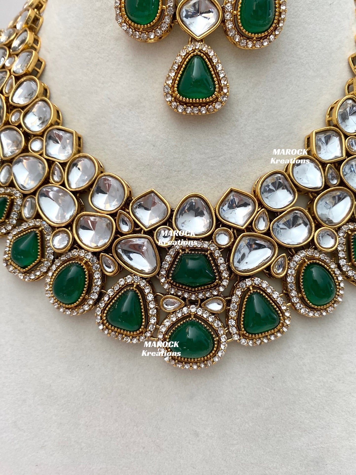 Patriza Sabyasachi inspired Premium Quality Kundan Statement Necklace set